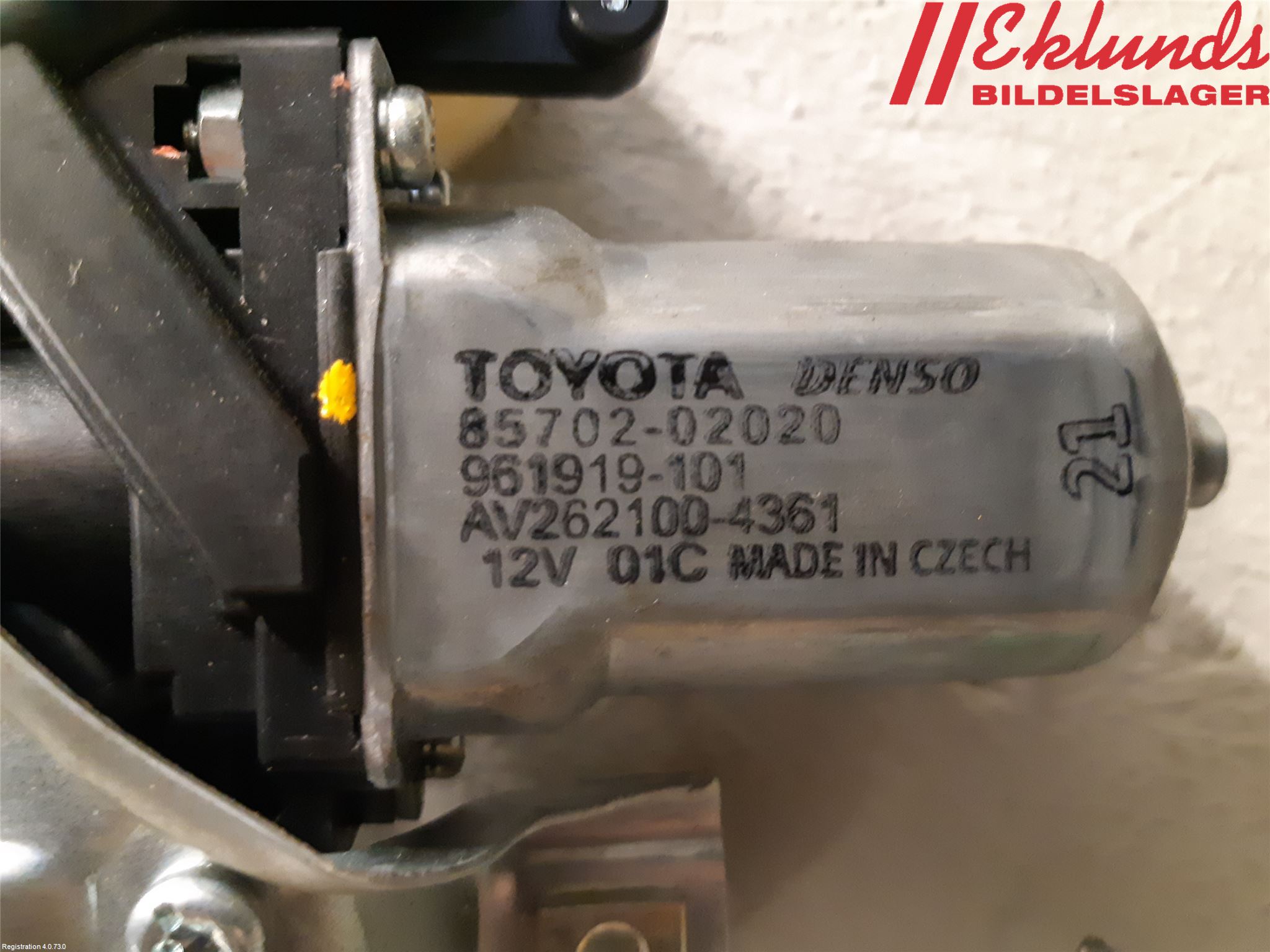 Toyota YARIS XP130 15-20 Fönsterhiss El Kompl