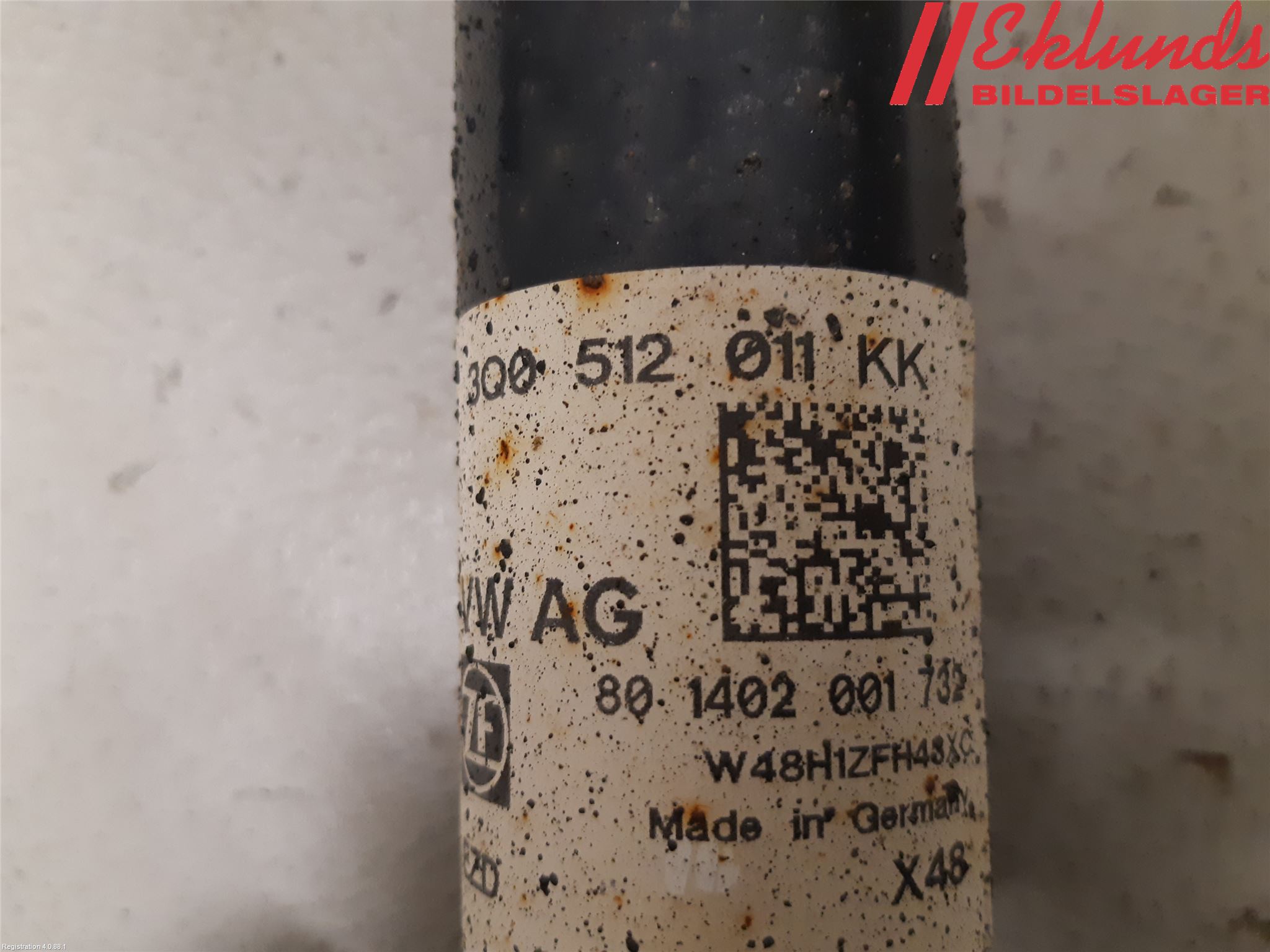 Volkswagen VW PASSAT 15-19 Stötdämpare Bak