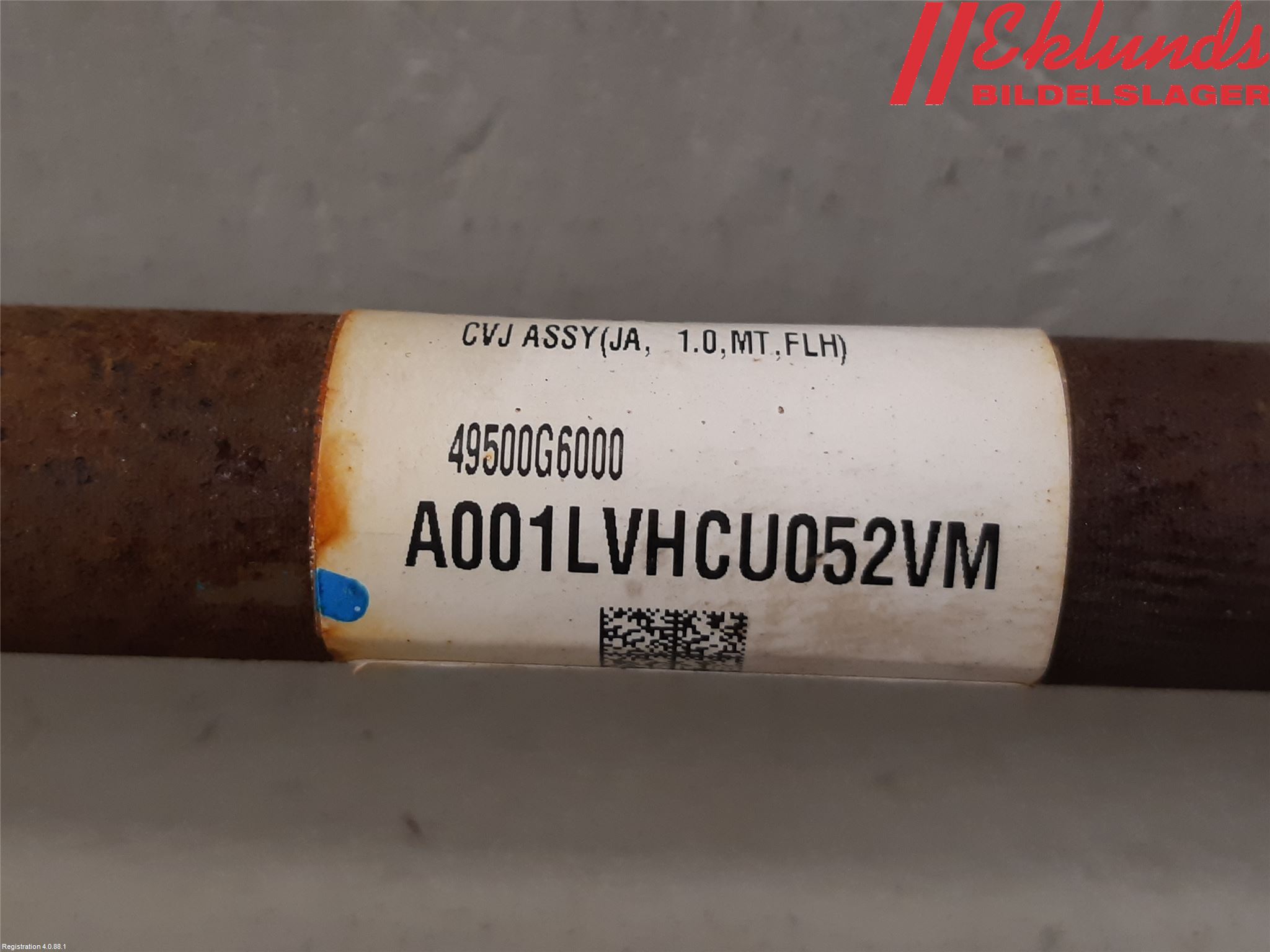 Kia PICANTO 17- Drivaxel Fram Vänster