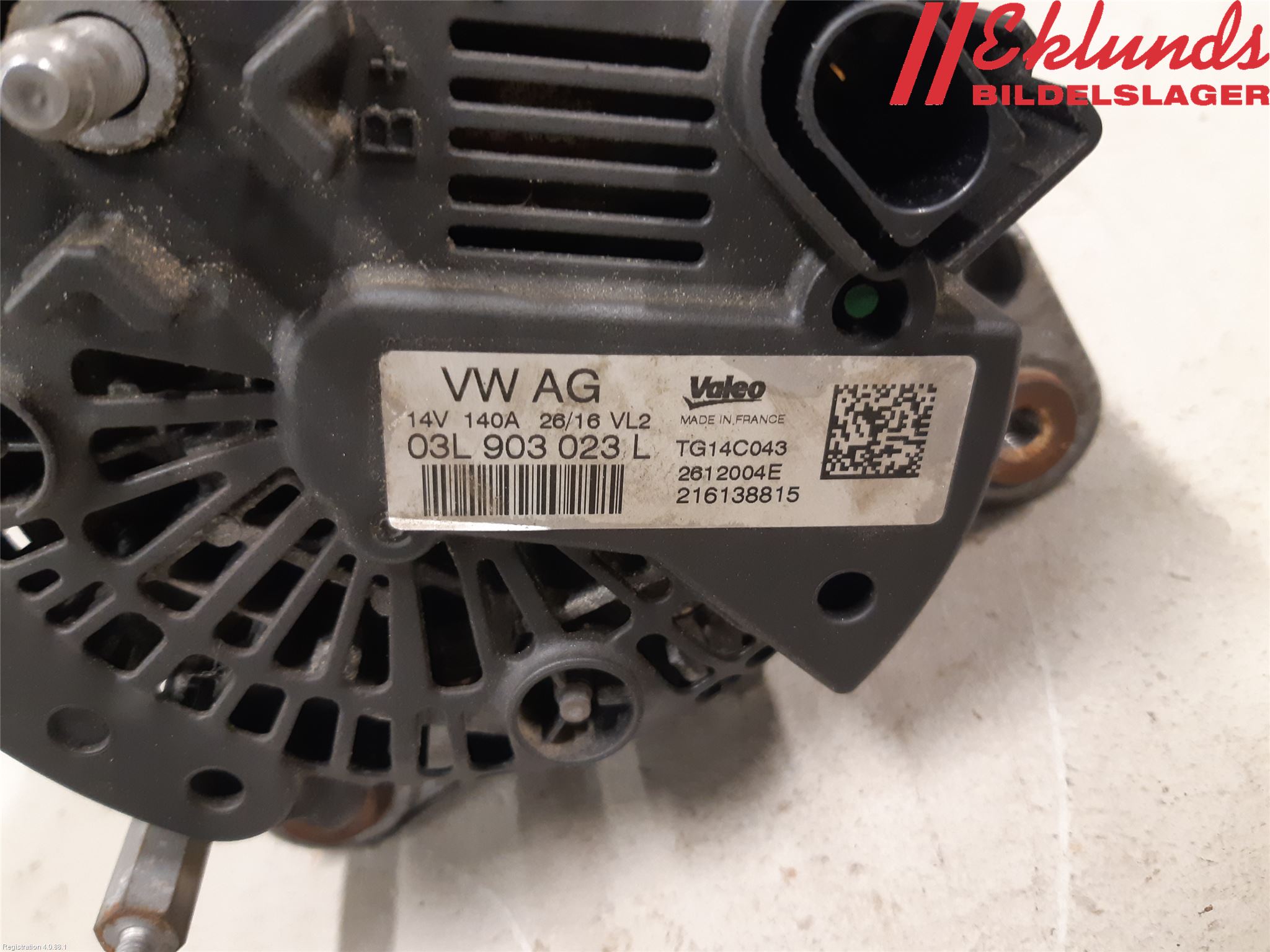 Volkswagen VW CADDY 16-20 Generator