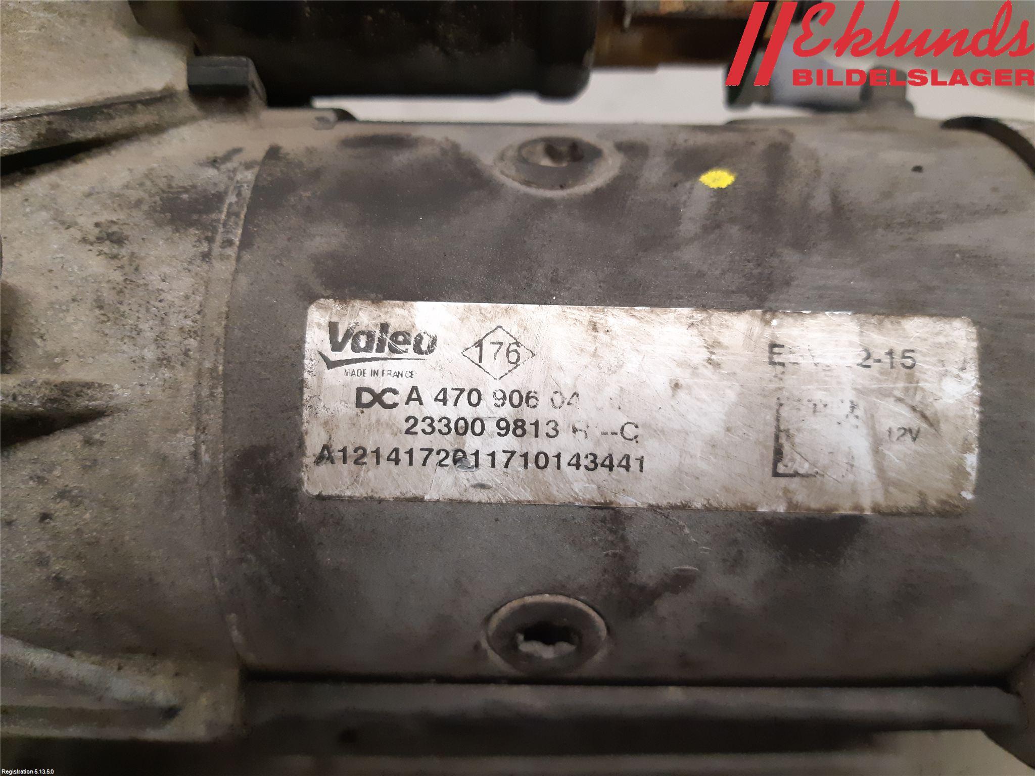 Nissan NV400 12-24 Startmotor Diesel