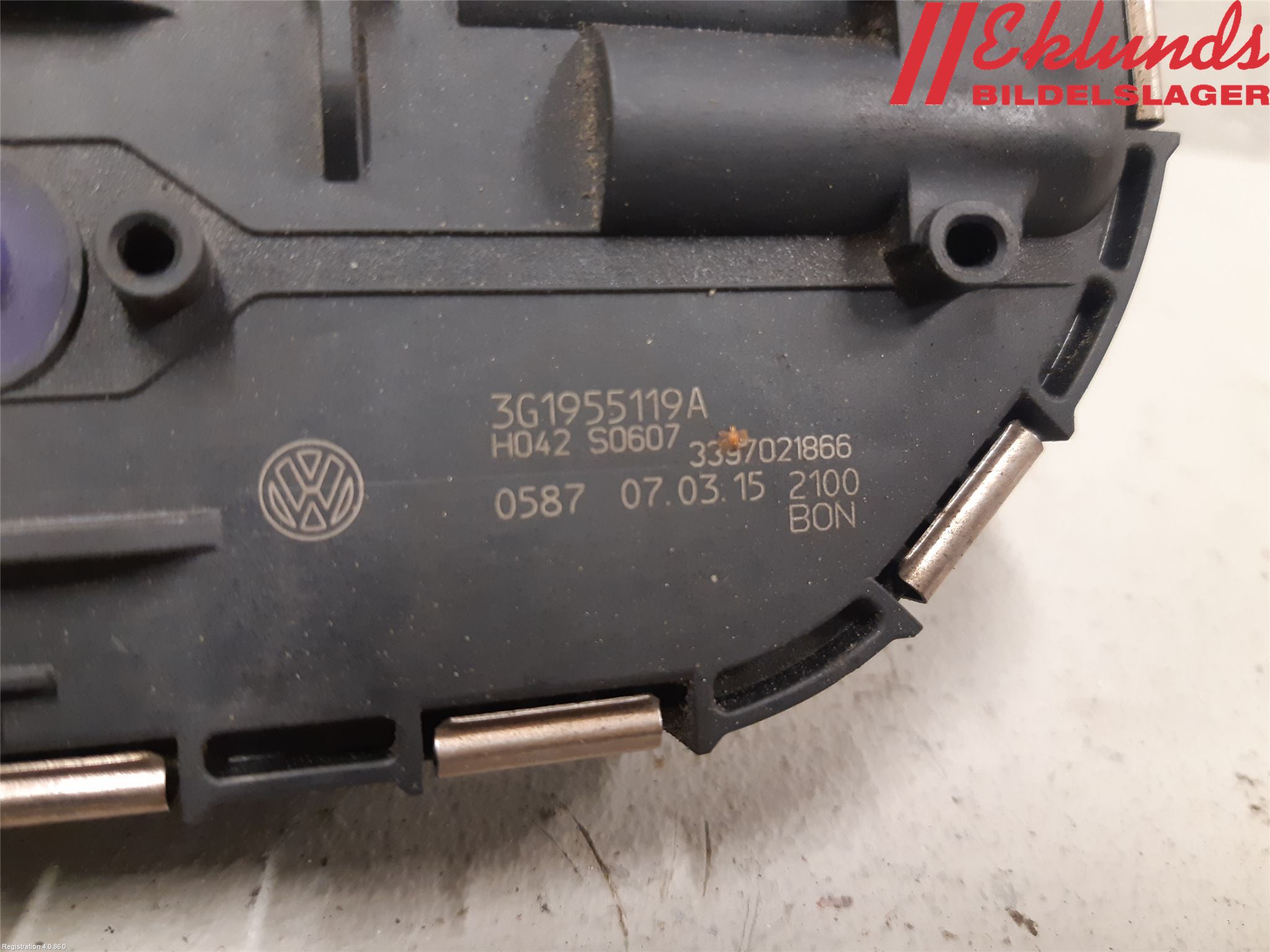 Volkswagen VW PASSAT 15-19 Torkarmotor Vindruta