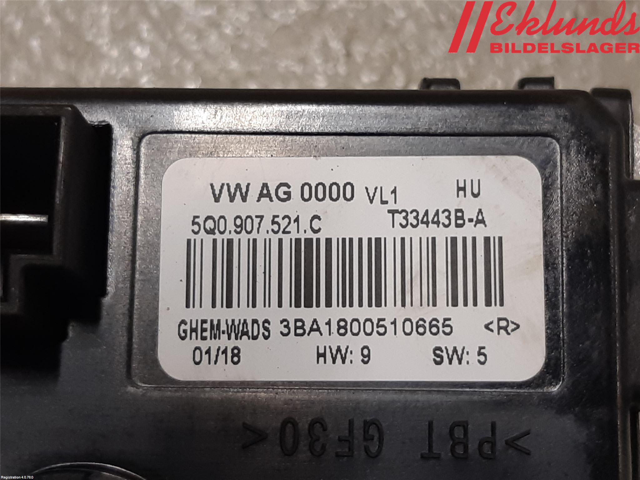 Volkswagen VW TOURAN 16- Värmefläktsmotstånd