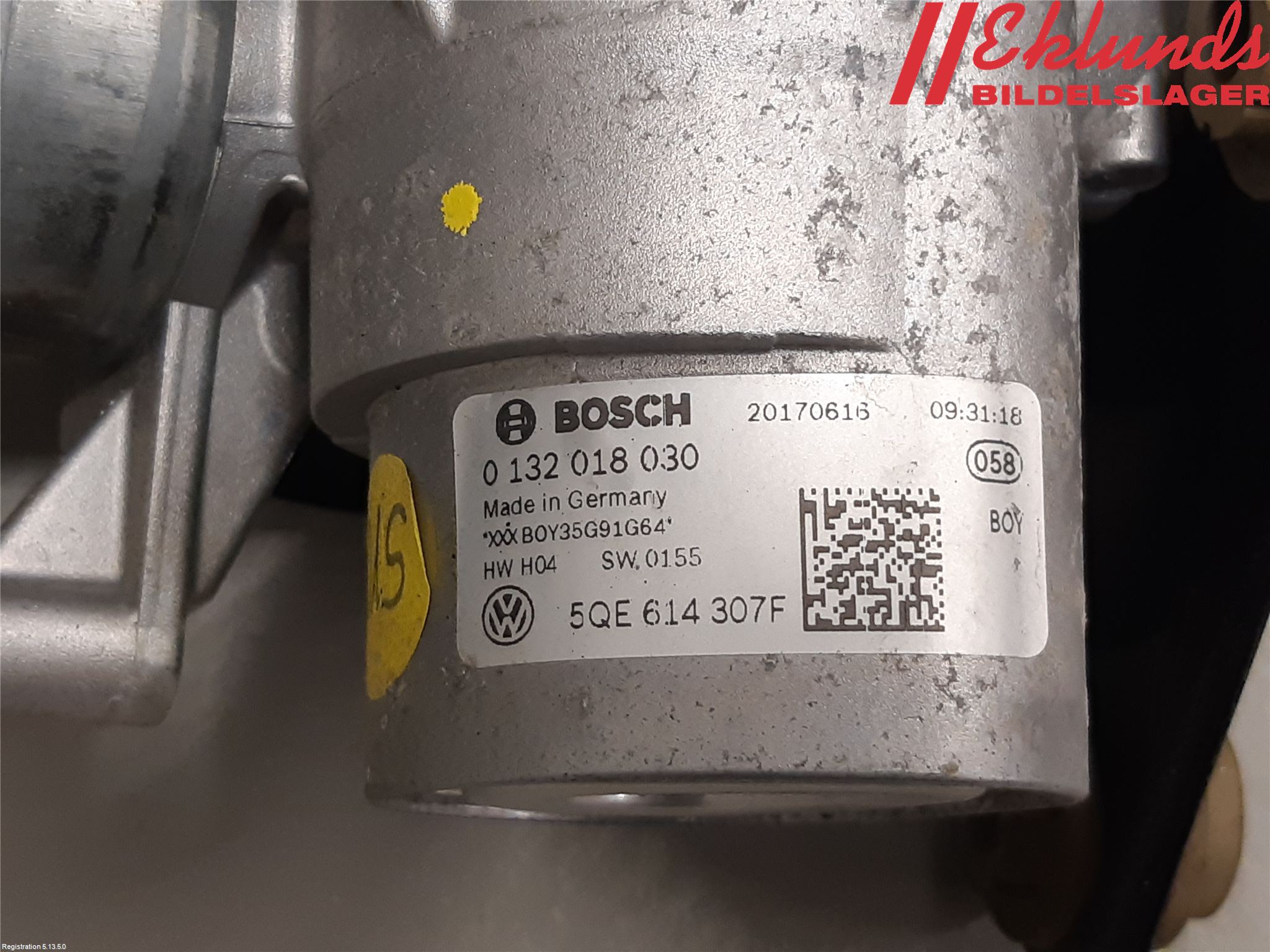 Volkswagen VW PASSAT 15-19 Bromstryckackumulator