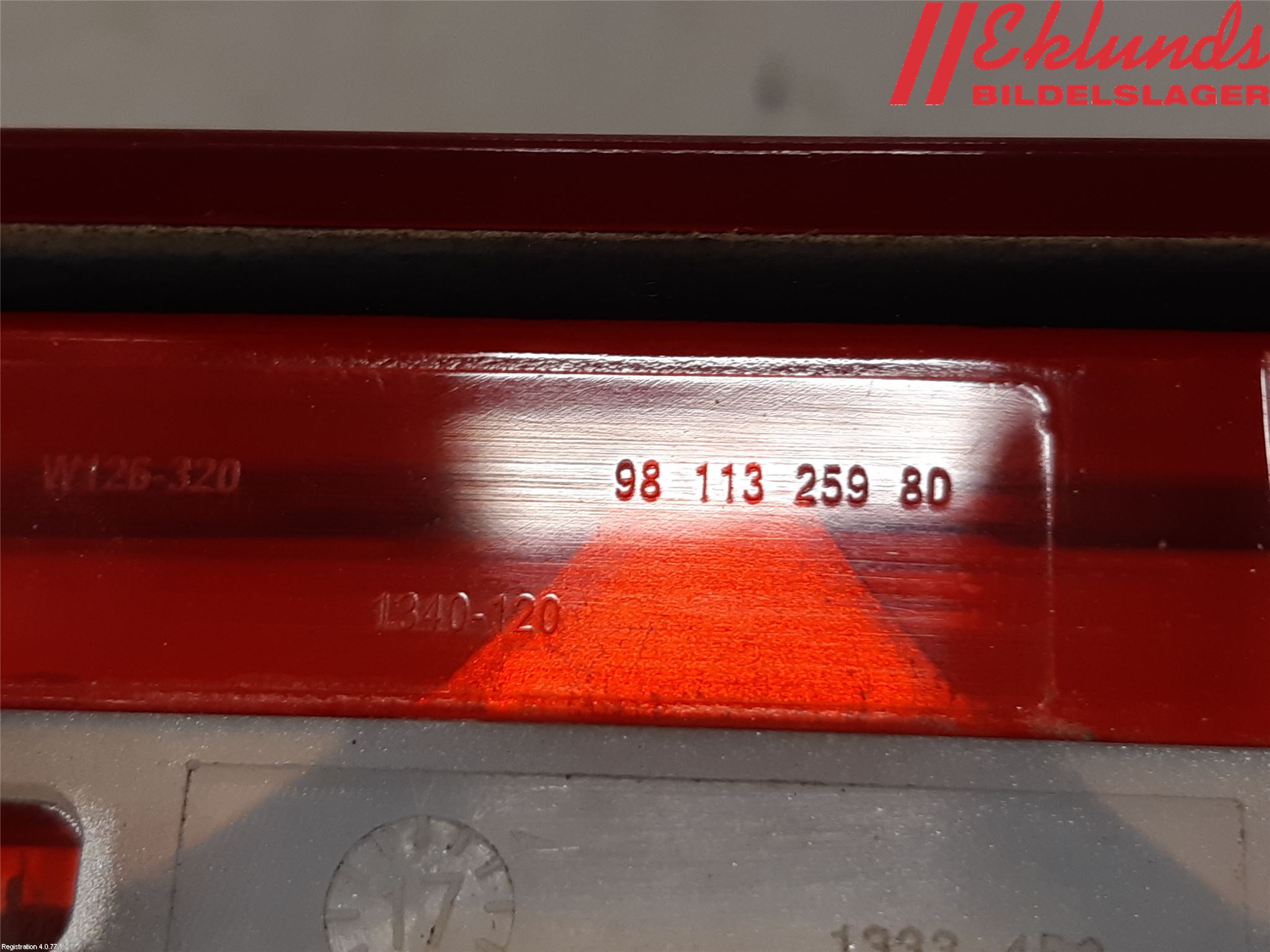 Citroen JUMPY/E-JUMPY 16- Bromsljus Bakruta