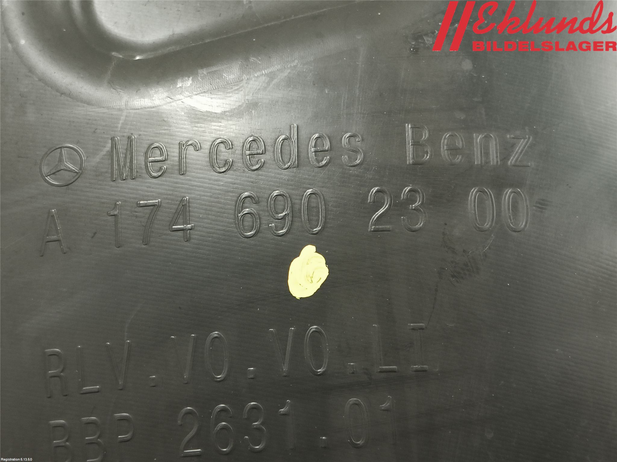 Mercedes-Benz MB CLA-KLASS (C118/X118) 19- Skärm Inner