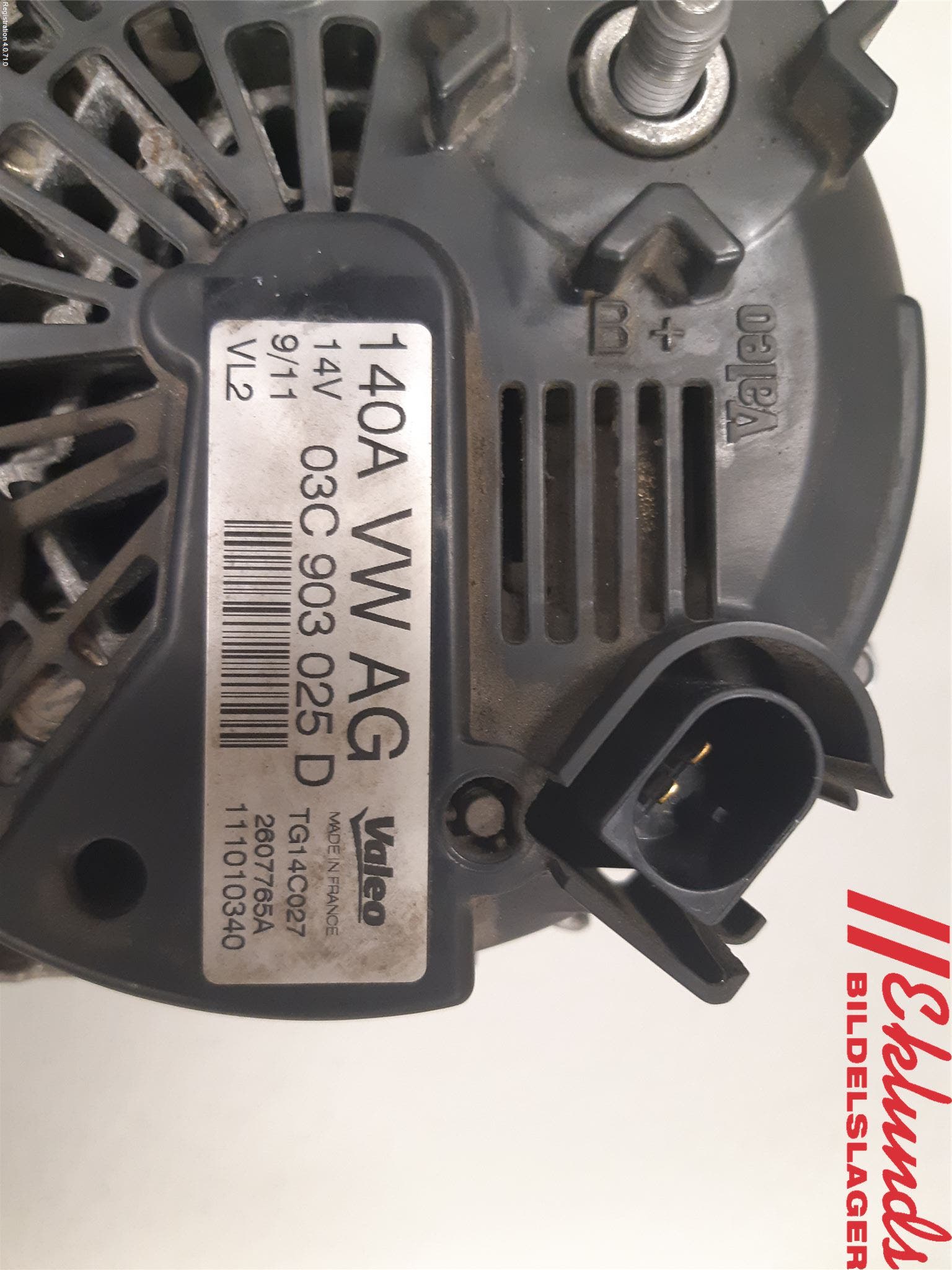 Volkswagen VW GOLF VI 09-13 Generator