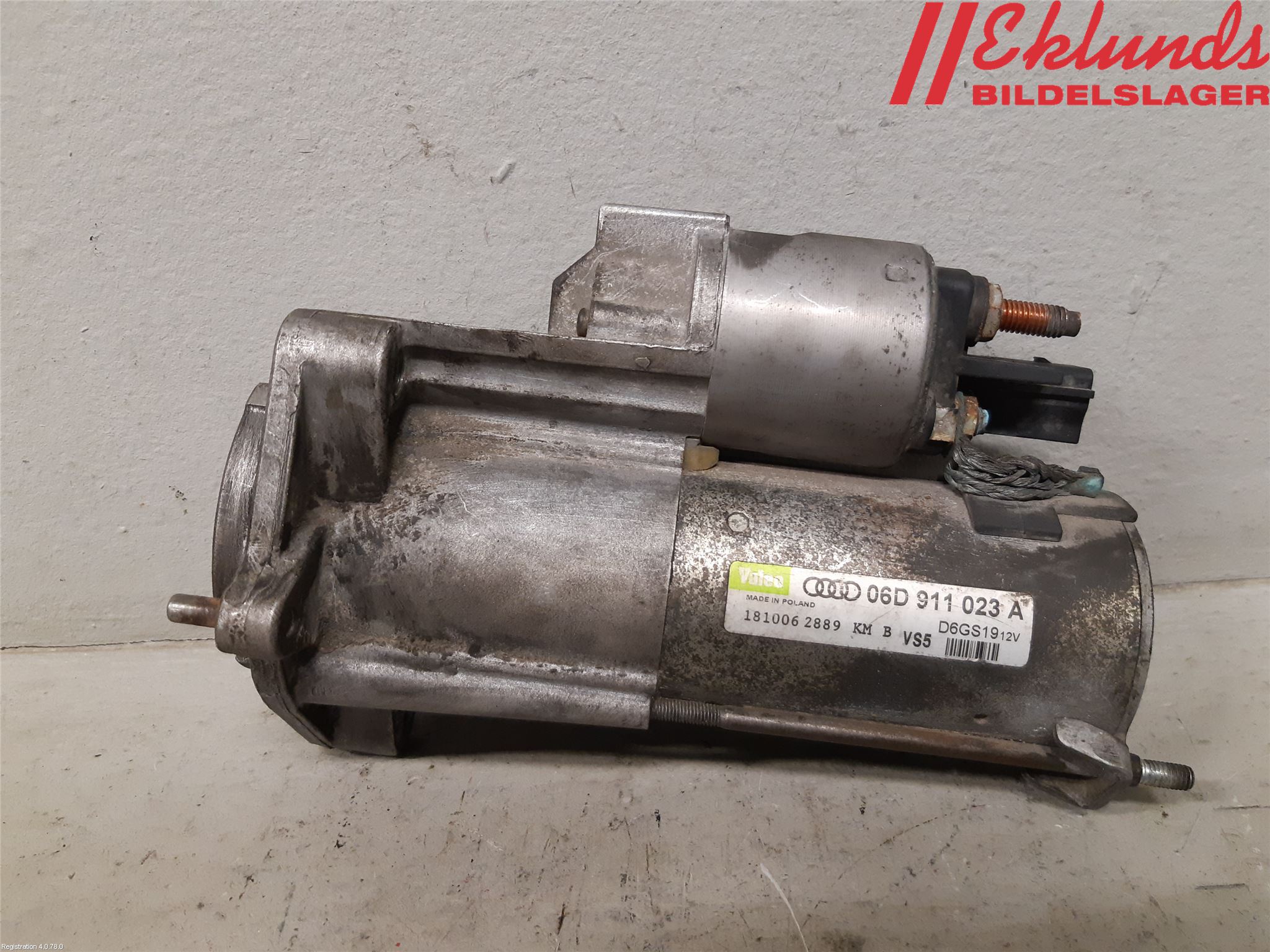 Audi A6/S6     05-11 Startmotor