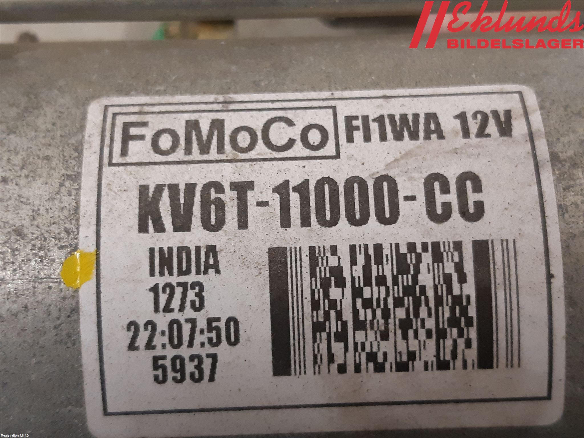 Ford TRANSIT/TOURNEO CONNECT 13-22 Startmotor Diesel