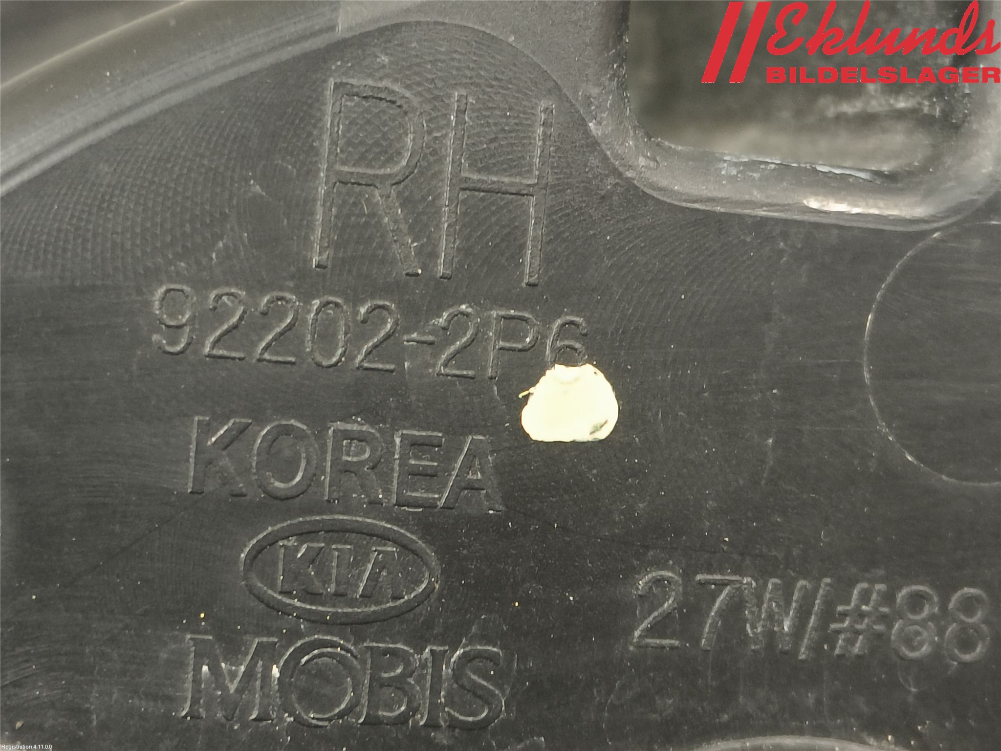 Kia SORENTO 10-14 Dimljus-Varselljus Fram