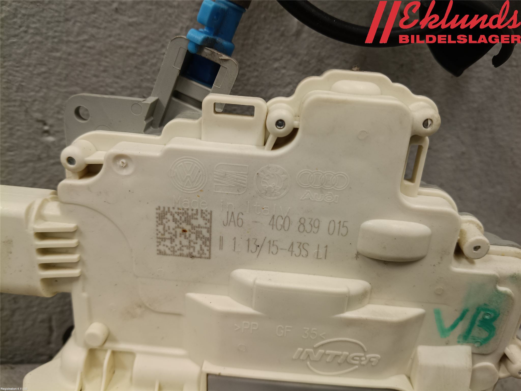 Audi A3/S3 8V 13-20 Låskista-Dörrlås