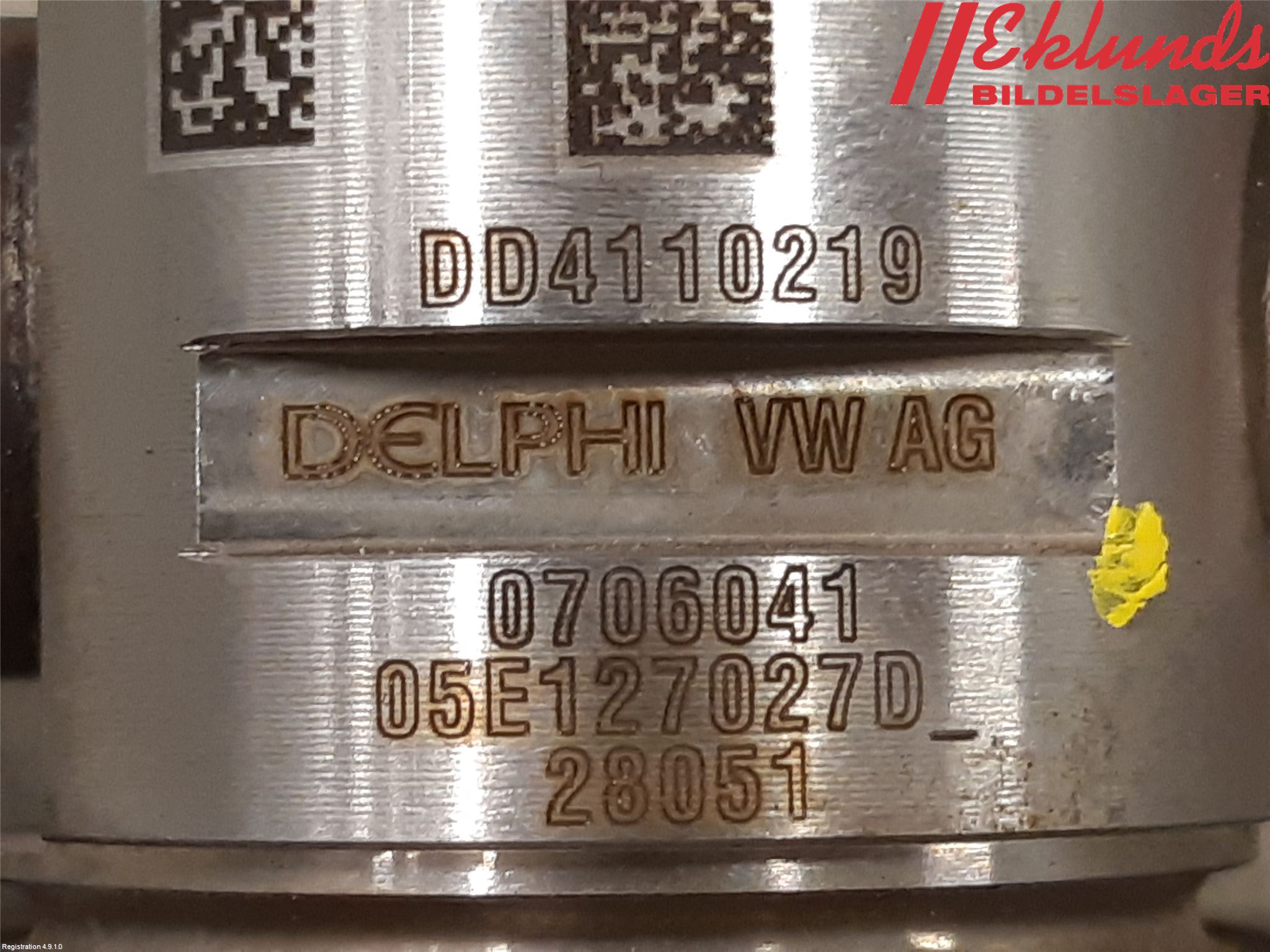 Volkswagen VW GOLF / E-GOLF VII 13-20 Bränslepump Mek