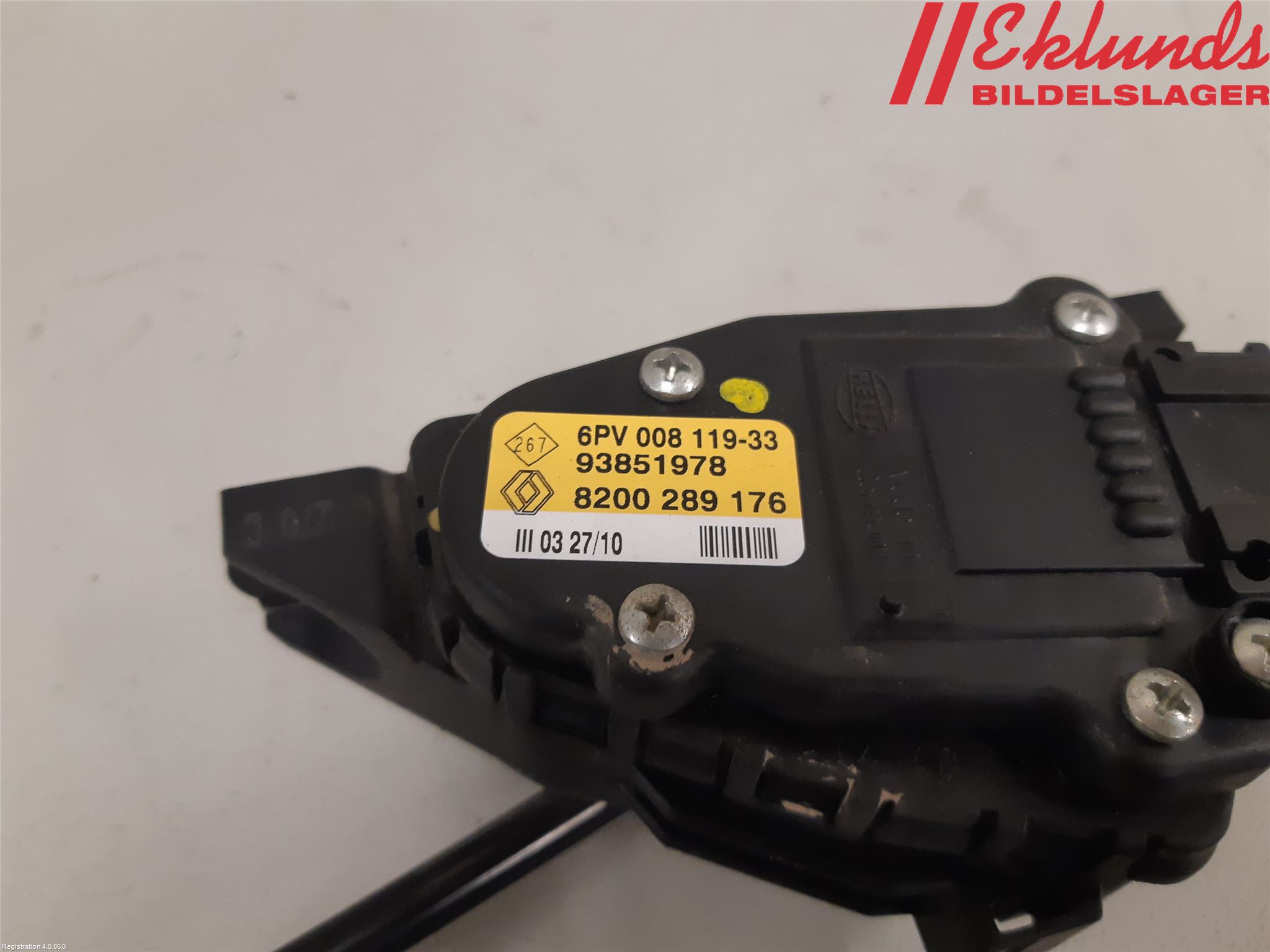 Nissan PRIMASTAR Gaspedal