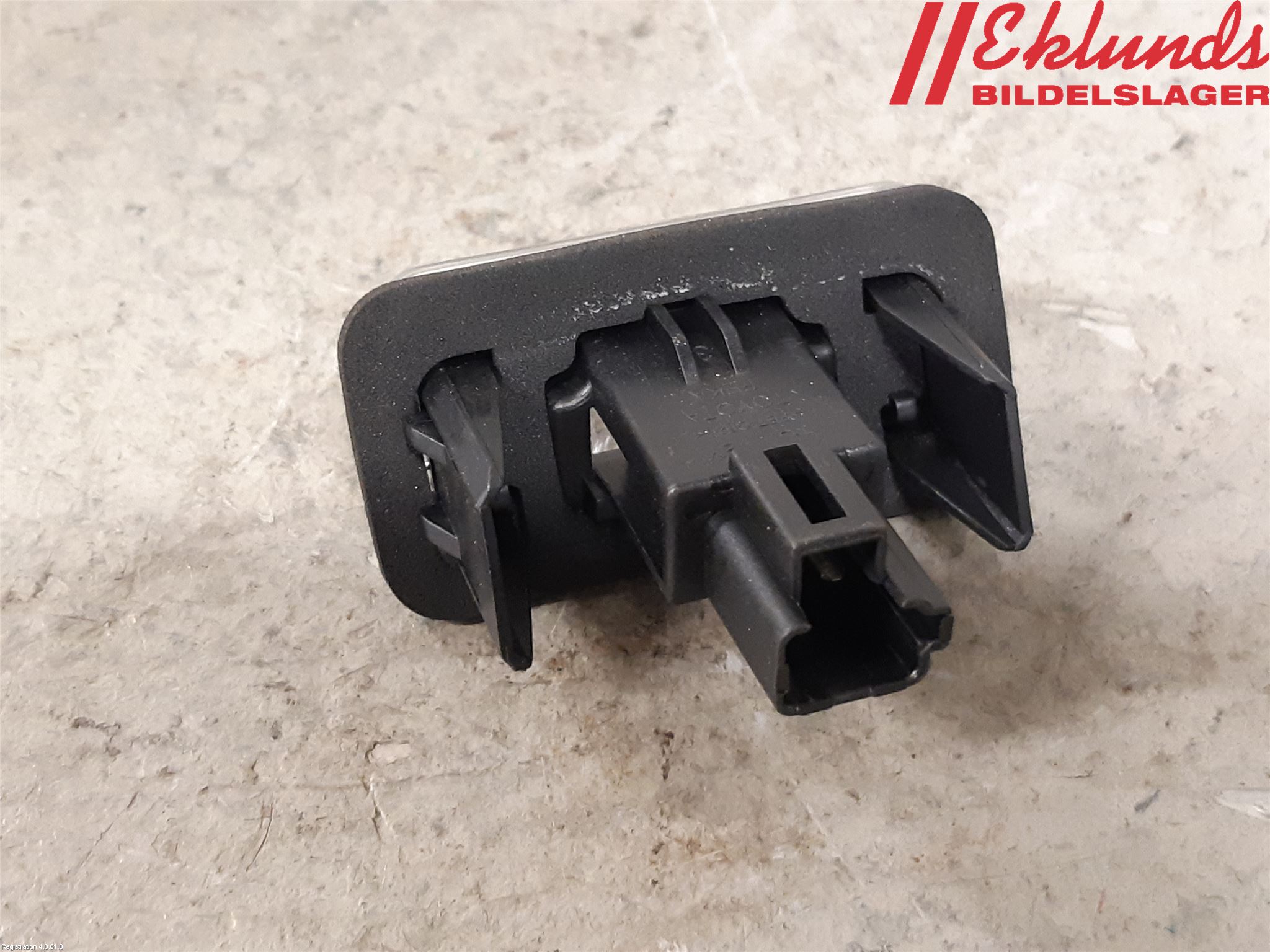 Toyota COROLLA 19- Skylt Belysning