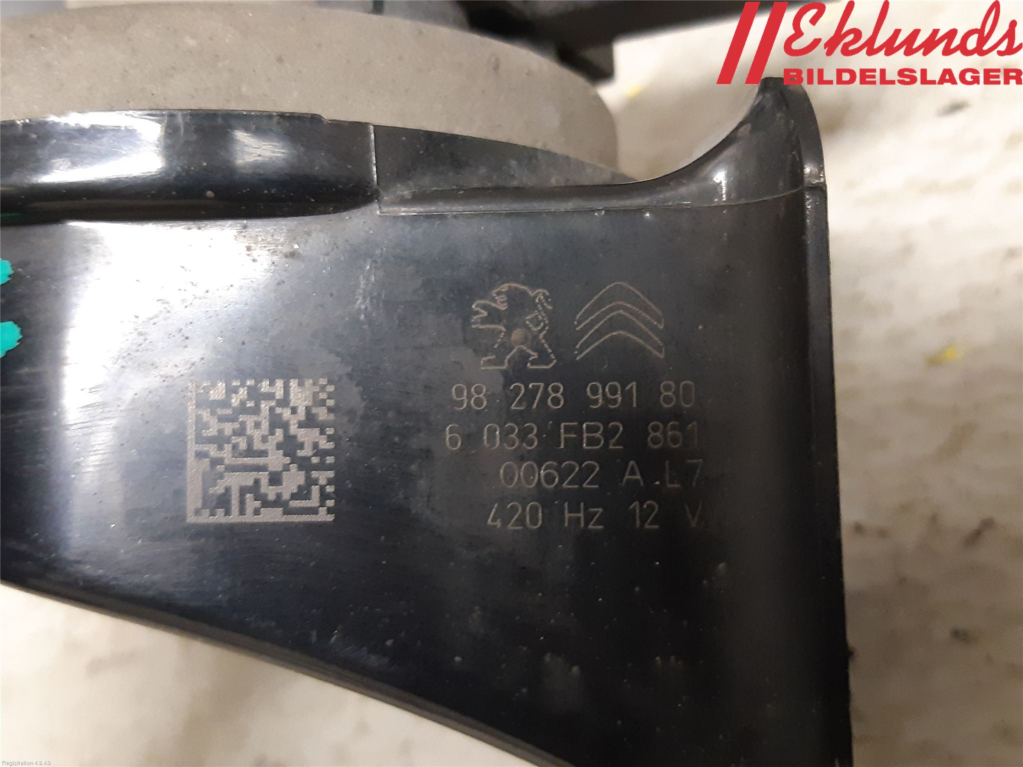 Peugeot PARTNER/E-PARTNER 19- Signalhorn