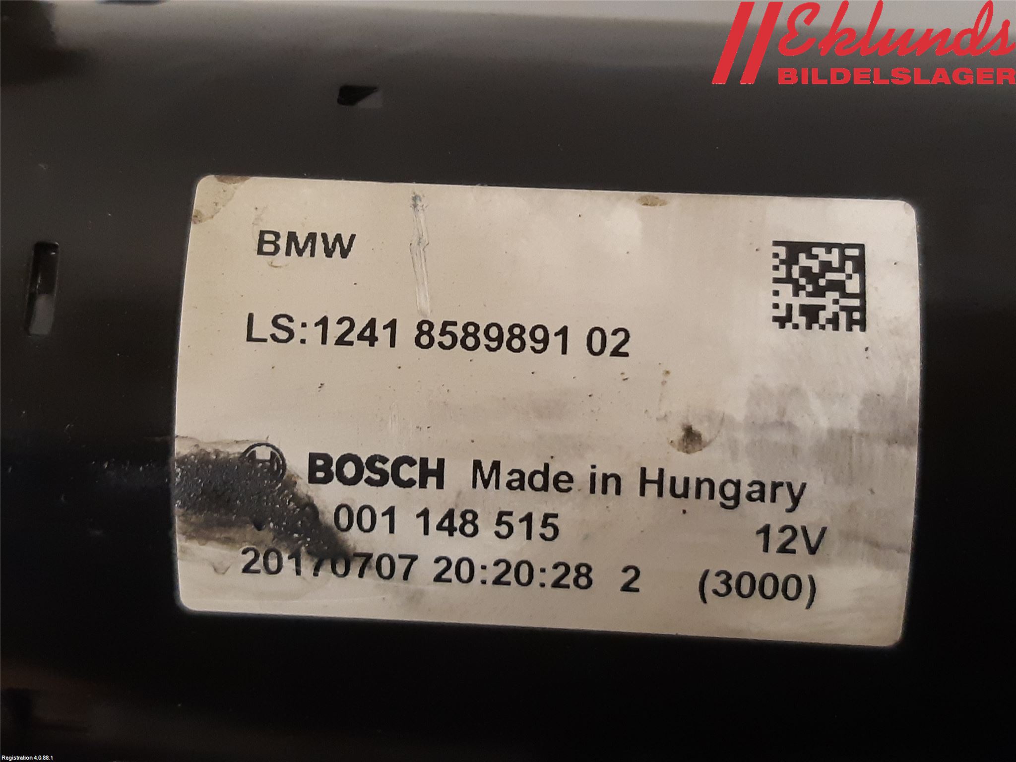 BMW 5 G30/G31/F90 17-23 Startmotor Diesel