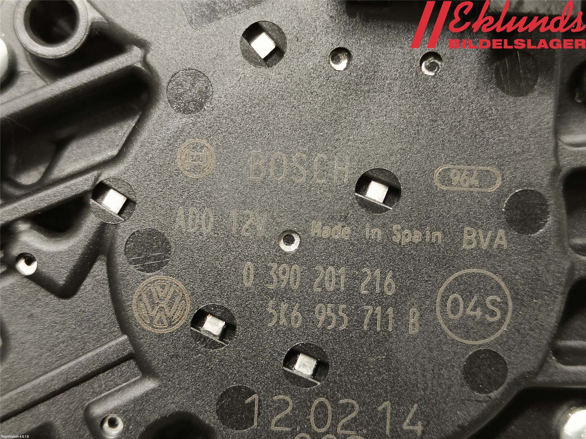 Volkswagen VW SHARAN 11- Torkarmotor Baklucka