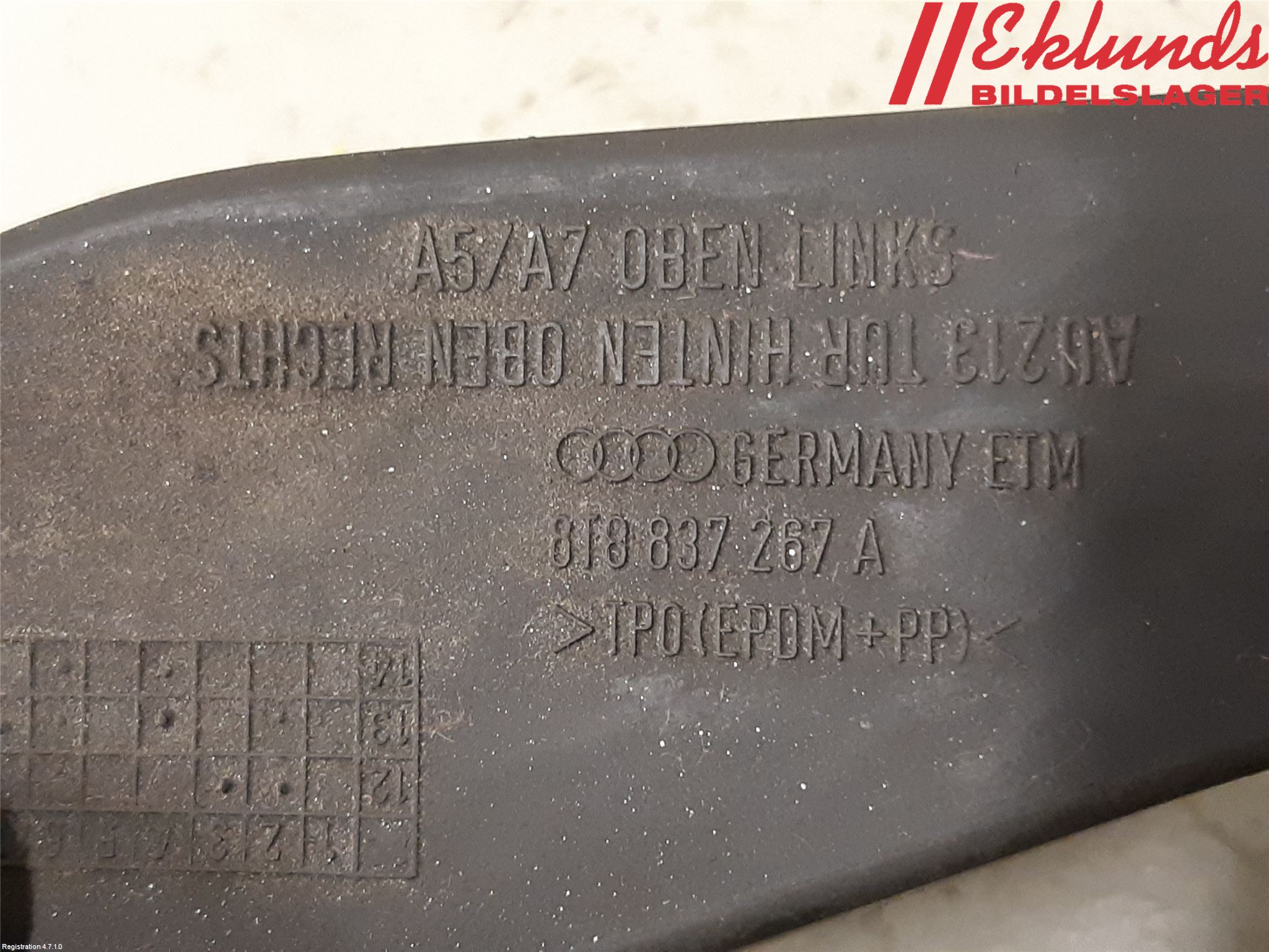 Audi A5 07-16 Dörrstopp