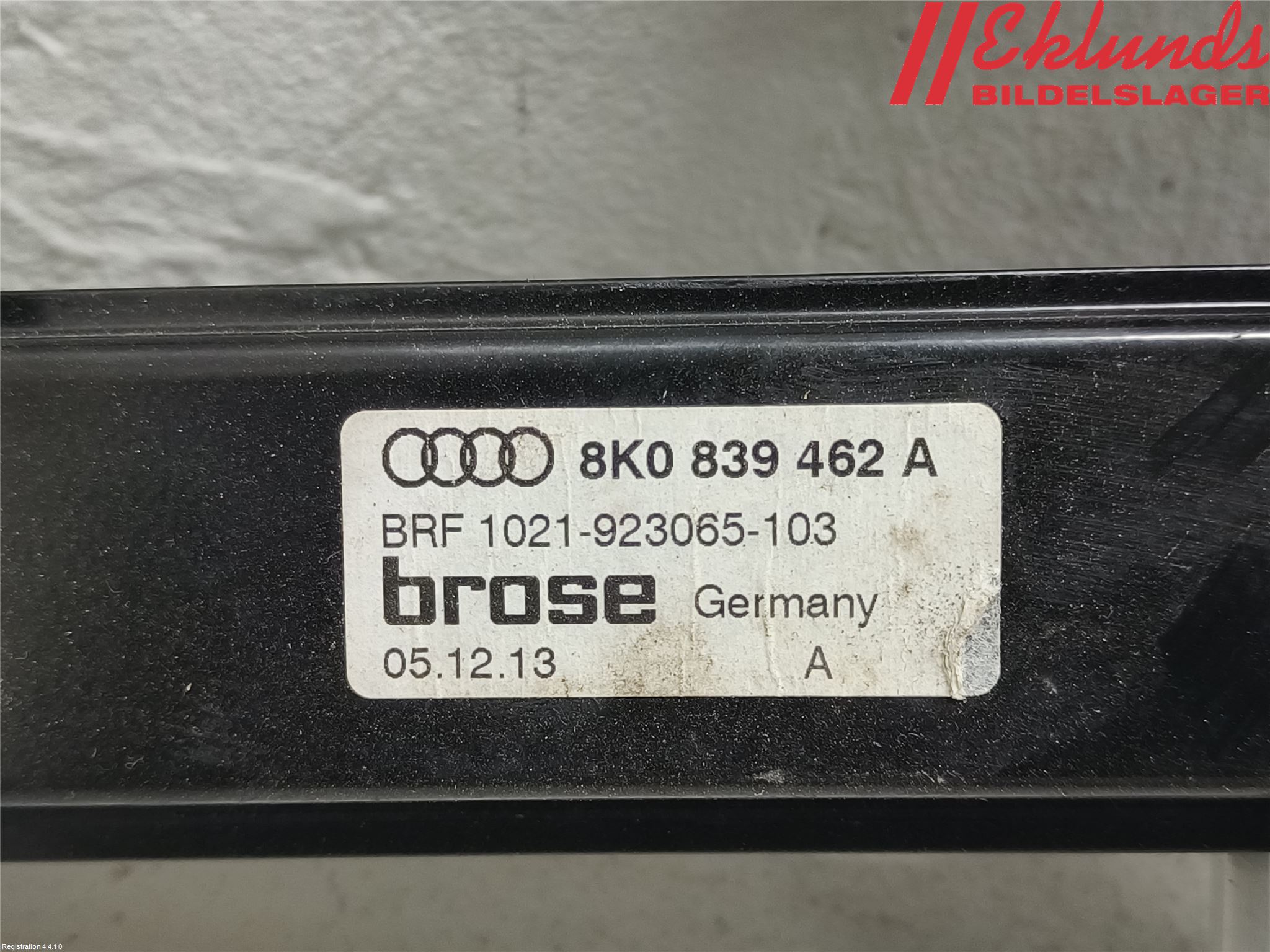 Audi A4 12-15 Fönsterhiss El Kompl