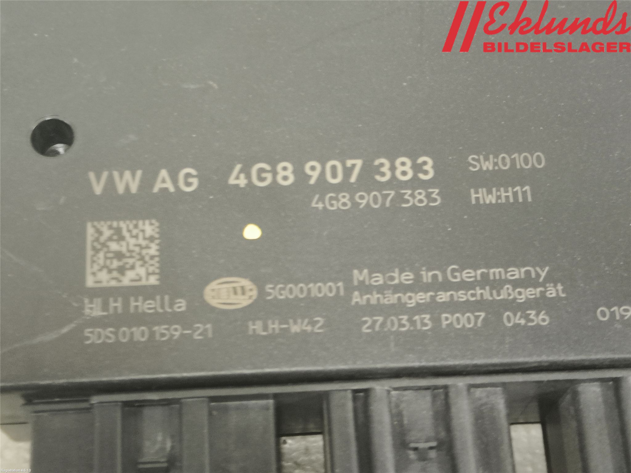 Audi A6/S6 4G 11-18 Styrenhet Dragkrok