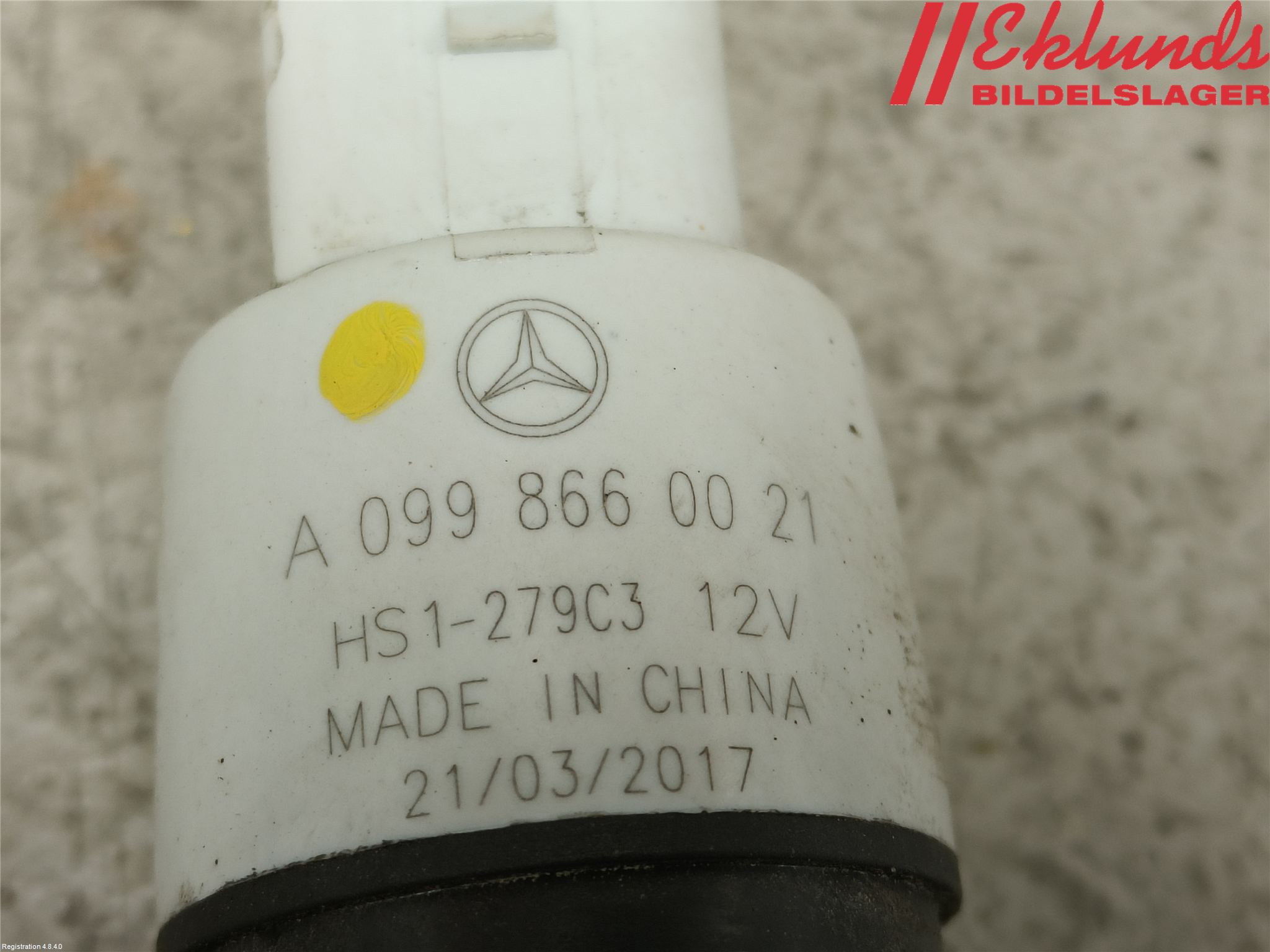 Mercedes-Benz MB E-KLASS (W213) 16-23 Spolarpump Vindruta