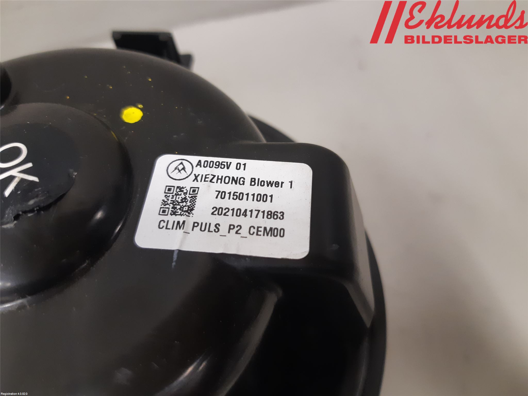 Peugeot 2008 13-20 Värmefläkt