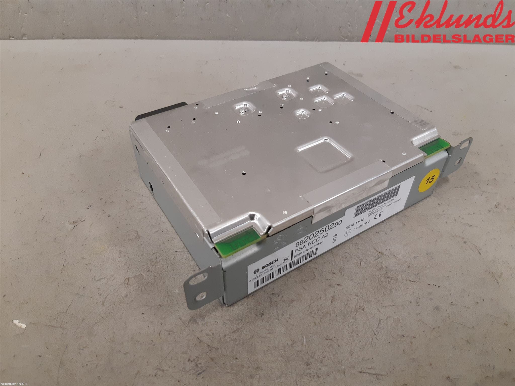 Citroen JUMPY/E-JUMPY 16- Cd Radio - Multimediapanel