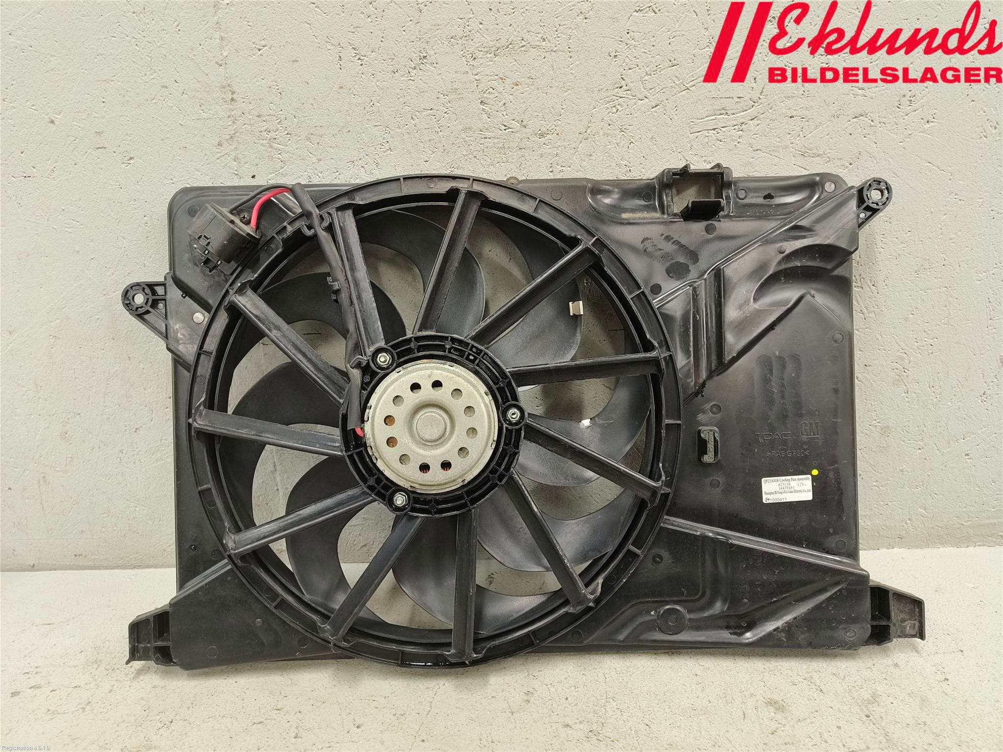 Opel MOKKA 13-20 Kylfläkt El