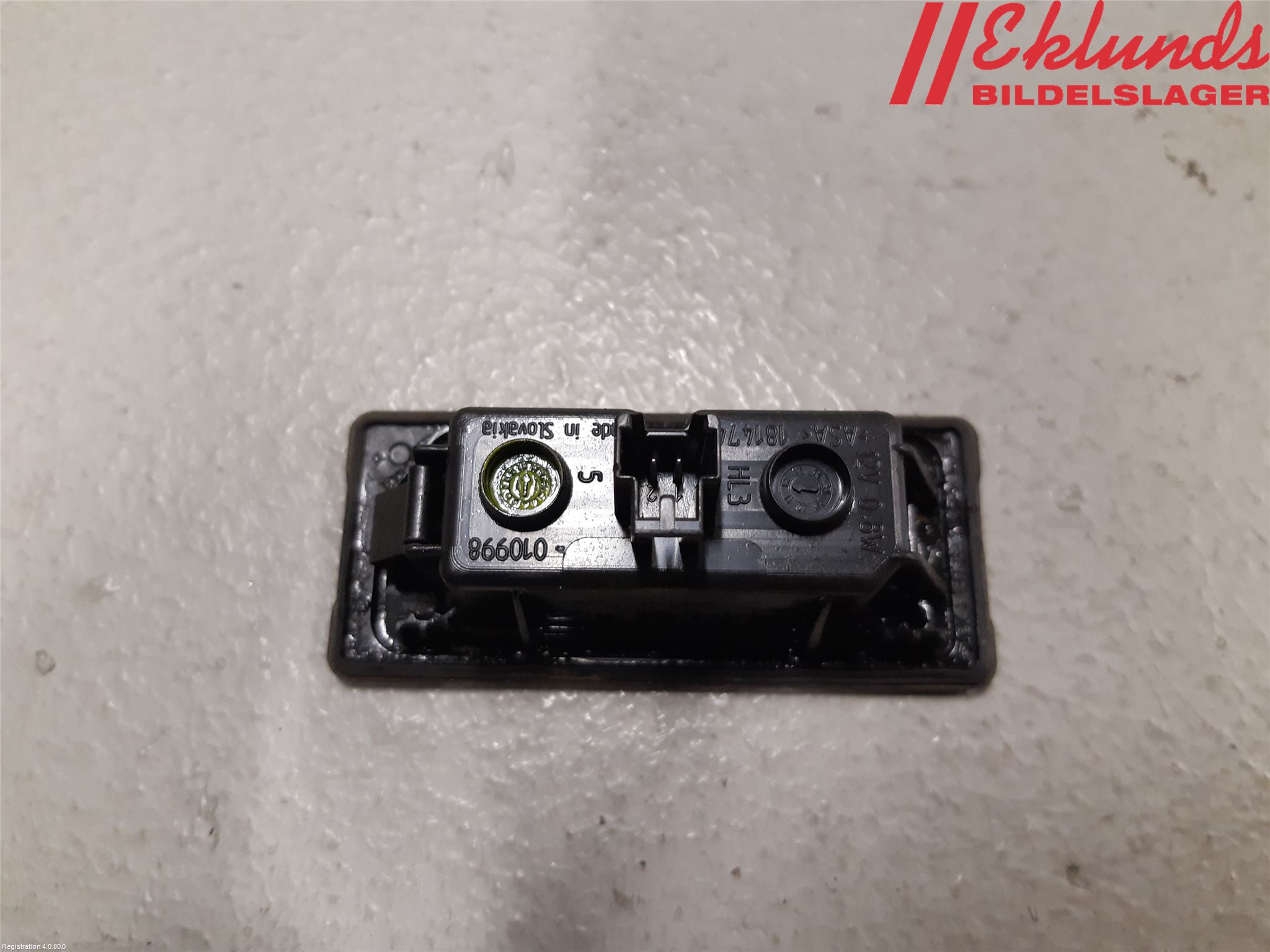 Audi A4 ALLROAD 09-16 Skylt Belysning