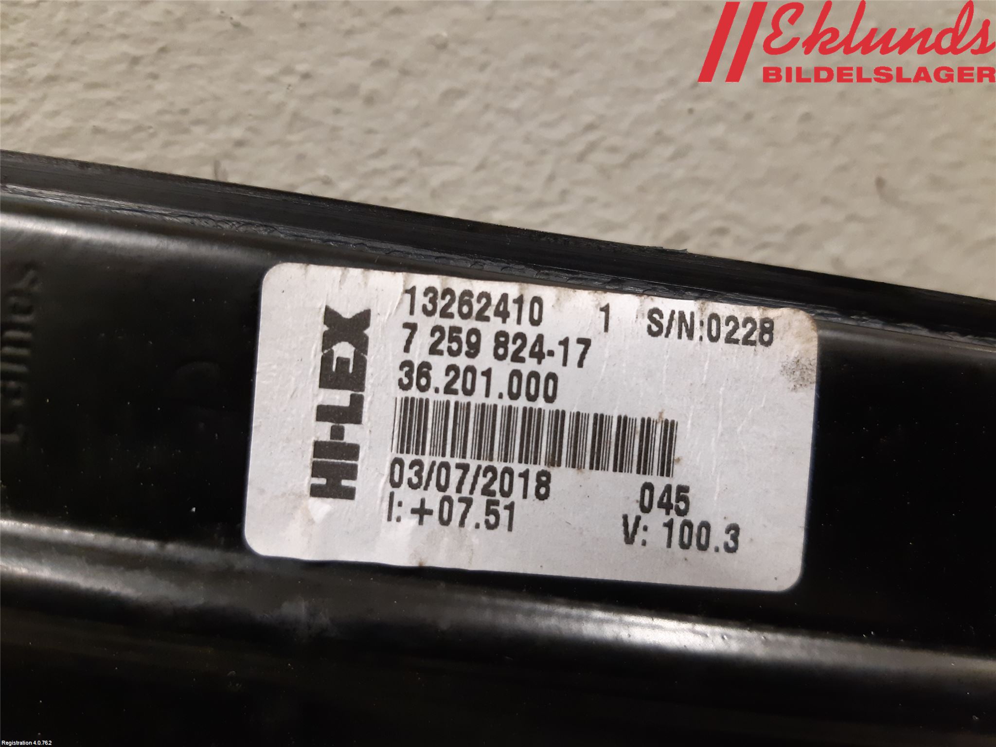 BMW 3 F30/F31/F80 12-19 Fönsterhiss El Kompl