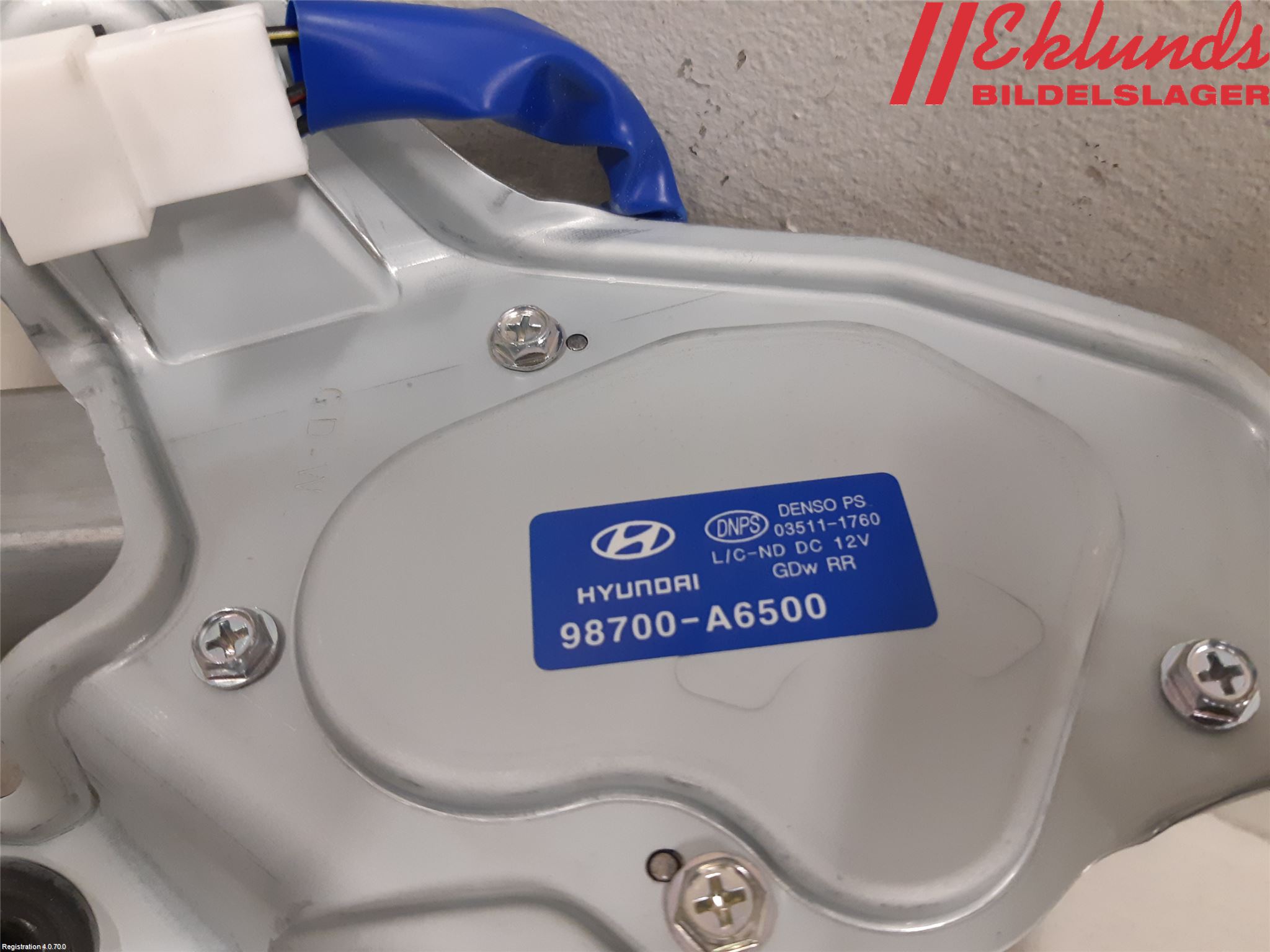 Hyundai i30 GD 13-17 Torkarmotor Baklucka