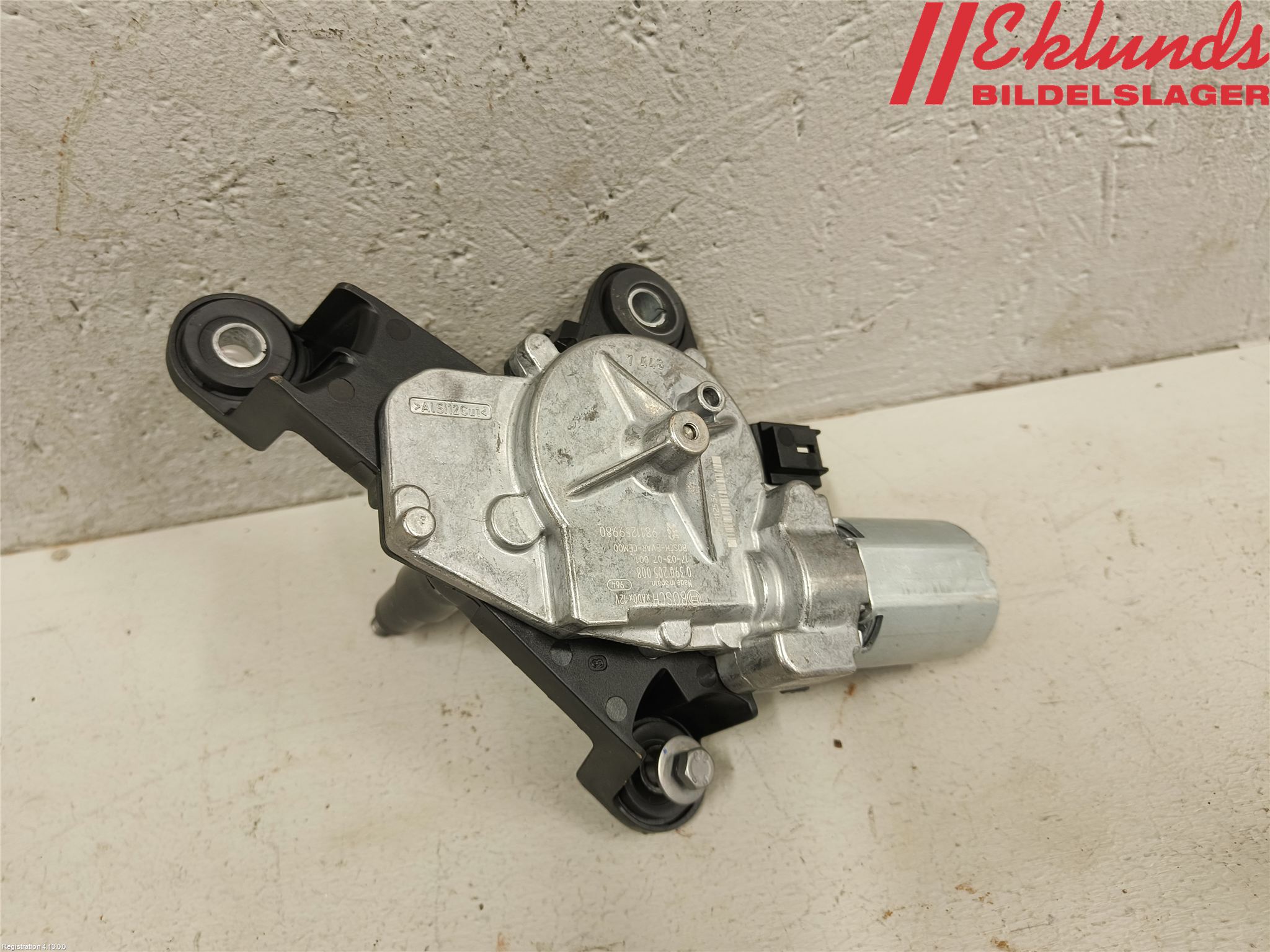 Peugeot 3008 17-24 Torkarmotor Baklucka