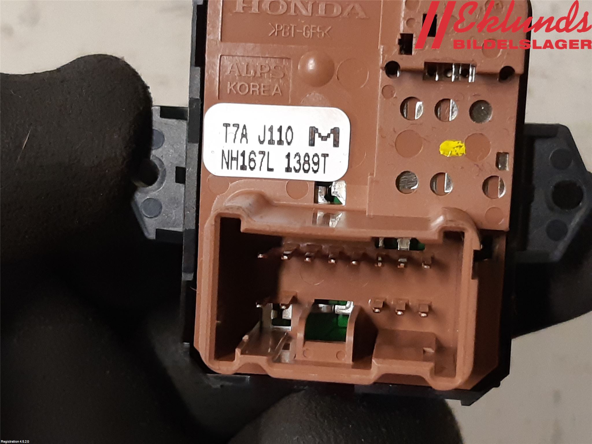 Honda CIVIC 17-22 Strömställare Spegel