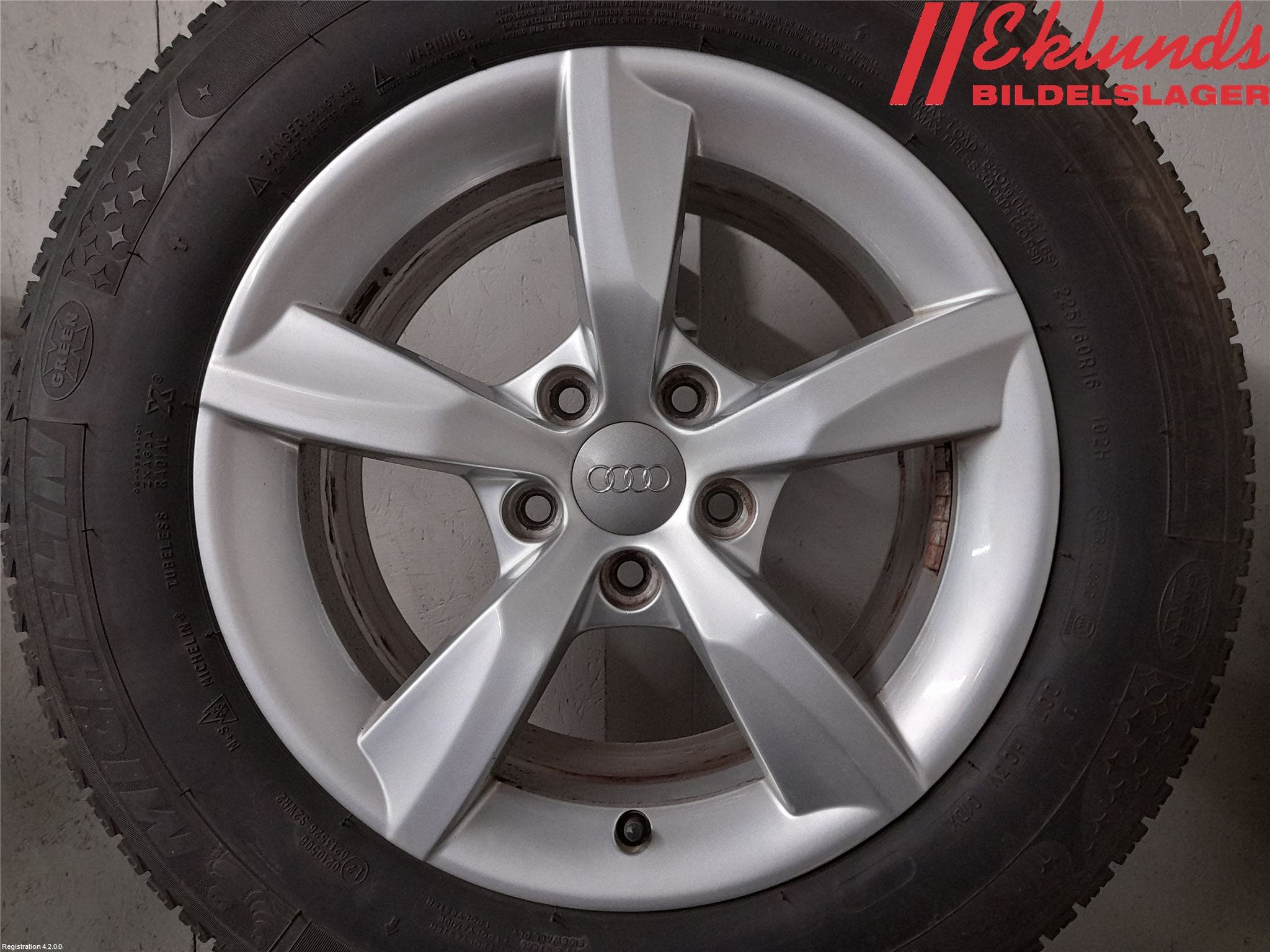 Audi A6/S6 4G 11-18 Vinterdäck Alumfälg 4St