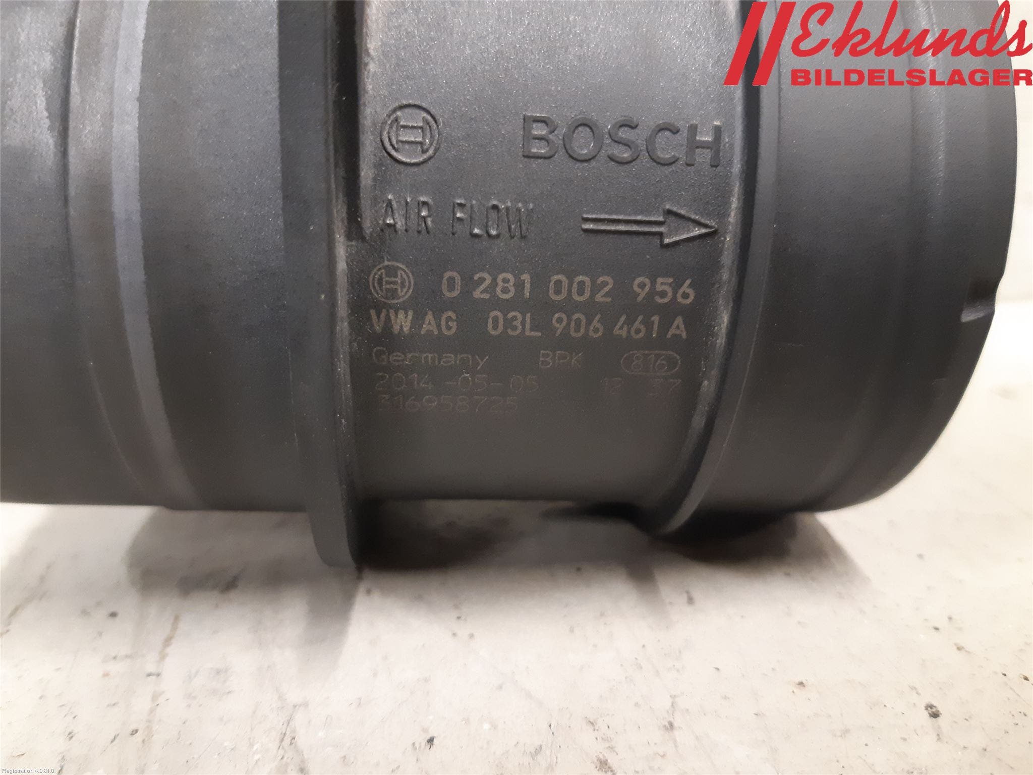 Volkswagen VW PASSAT 15-19 Injluftmassamätare