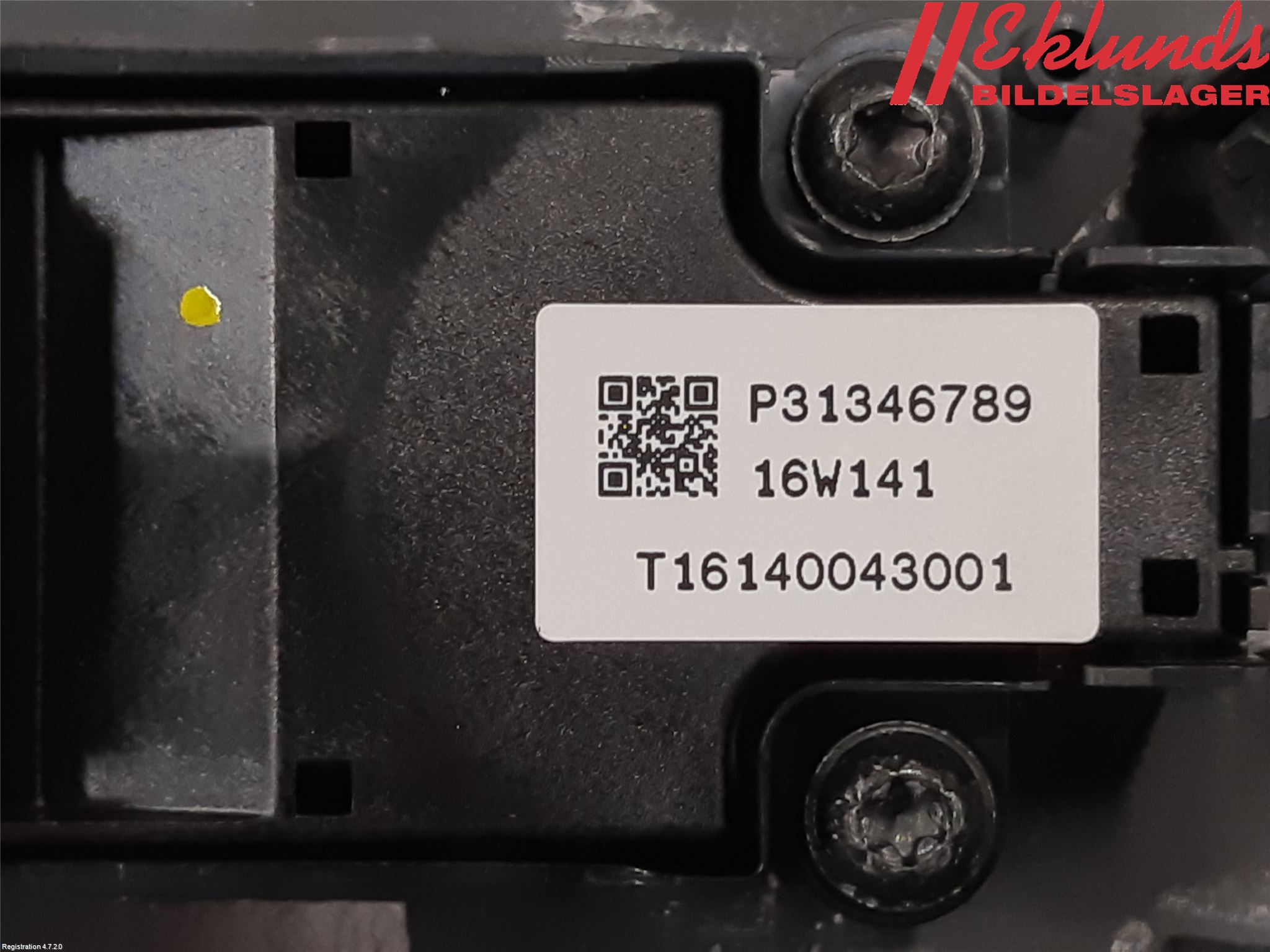 Volvo XC90/RECHARGE 16- Strömställare Multifunktion