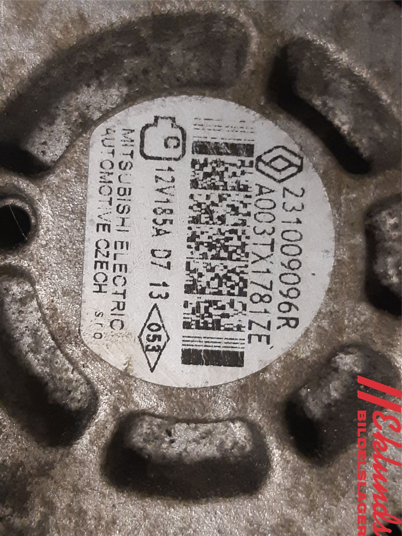 Renault TRAFIC/E-TECH 15- Generator