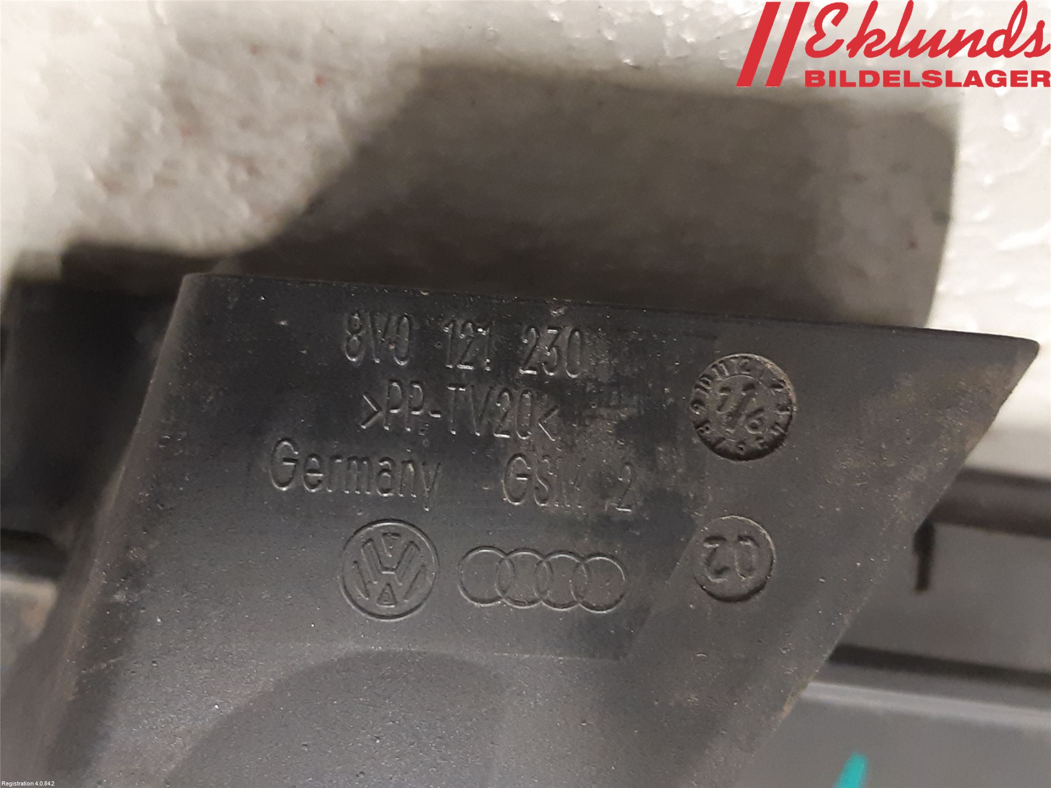 Audi A3/S3 8V 13-20 Deflektor Plåt-Plast Kylning