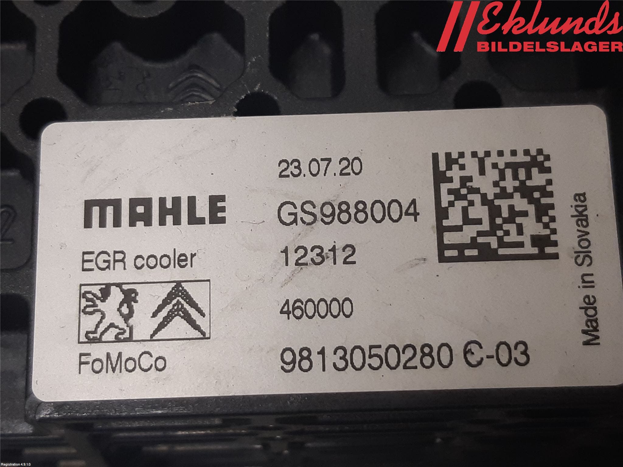 Toyota PROACE II 16- Avgaskylare