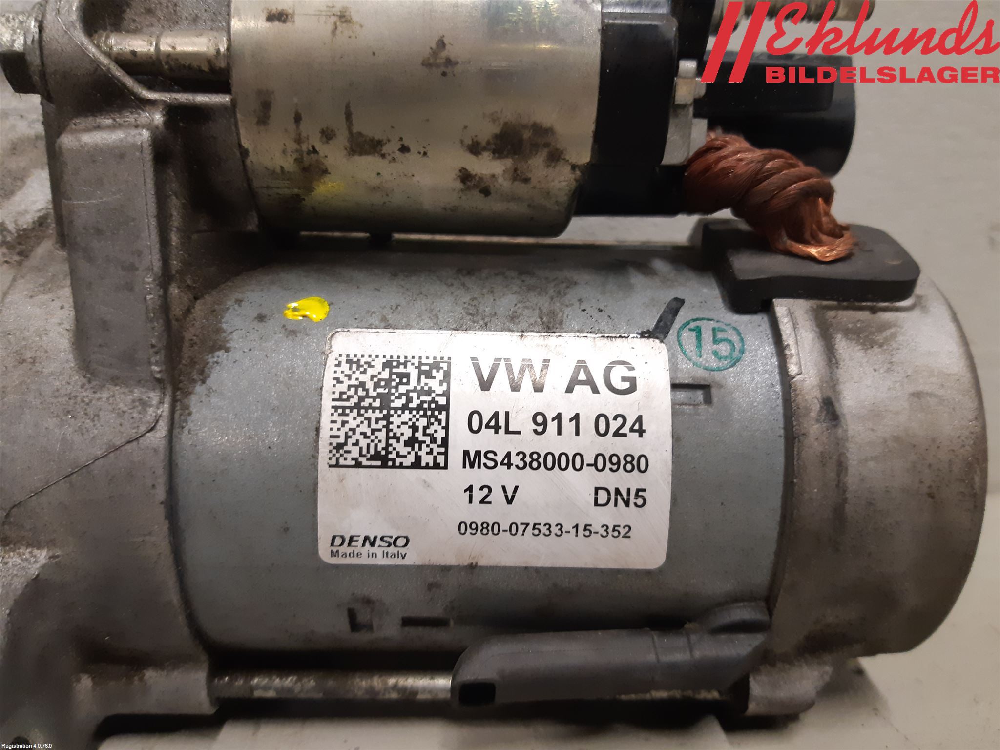 Audi A6/S6 4G 11-18 Startmotor Diesel