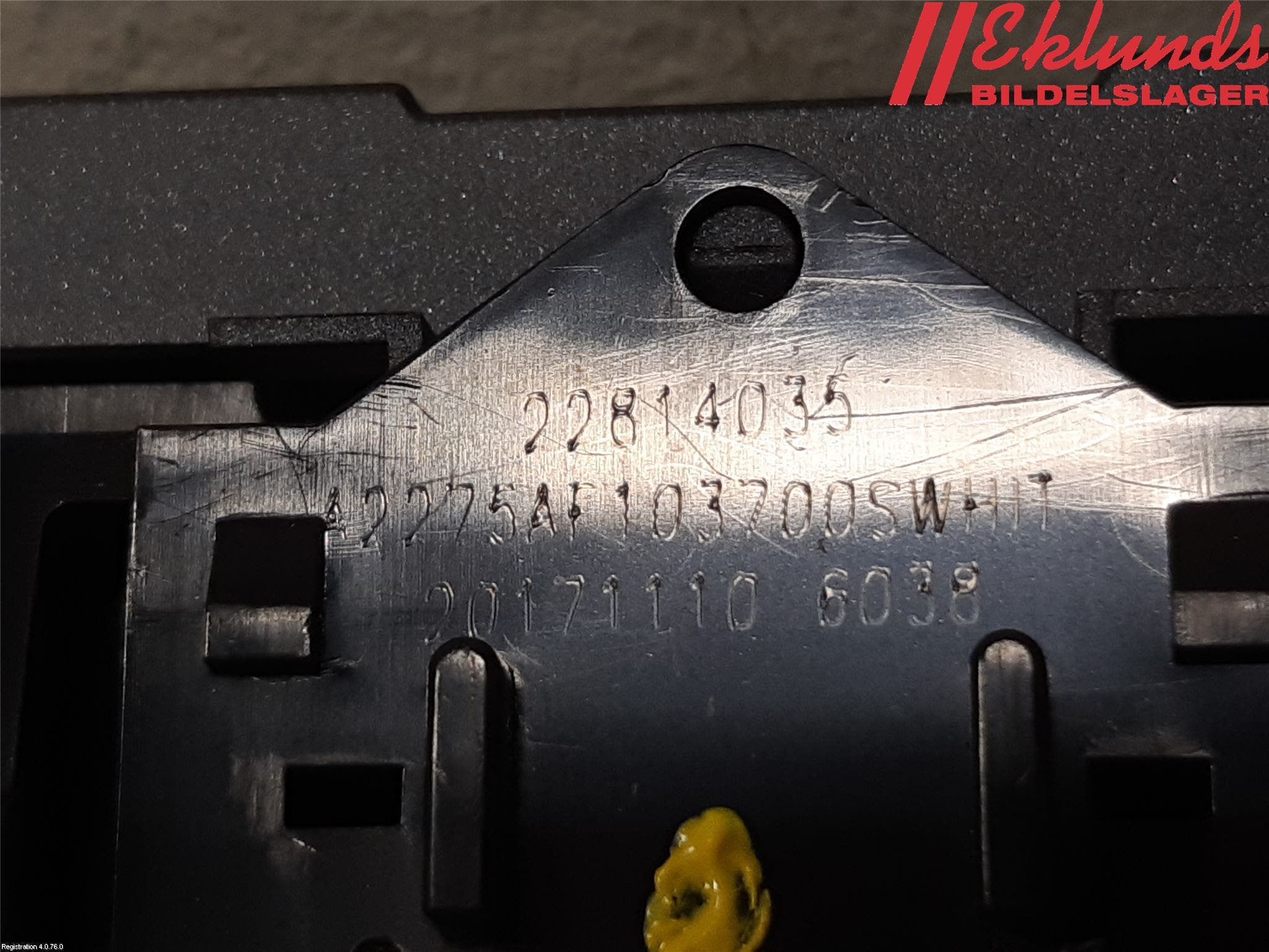 Chevrolet SILVERADO PICKUP Strömställare Innerbelysning