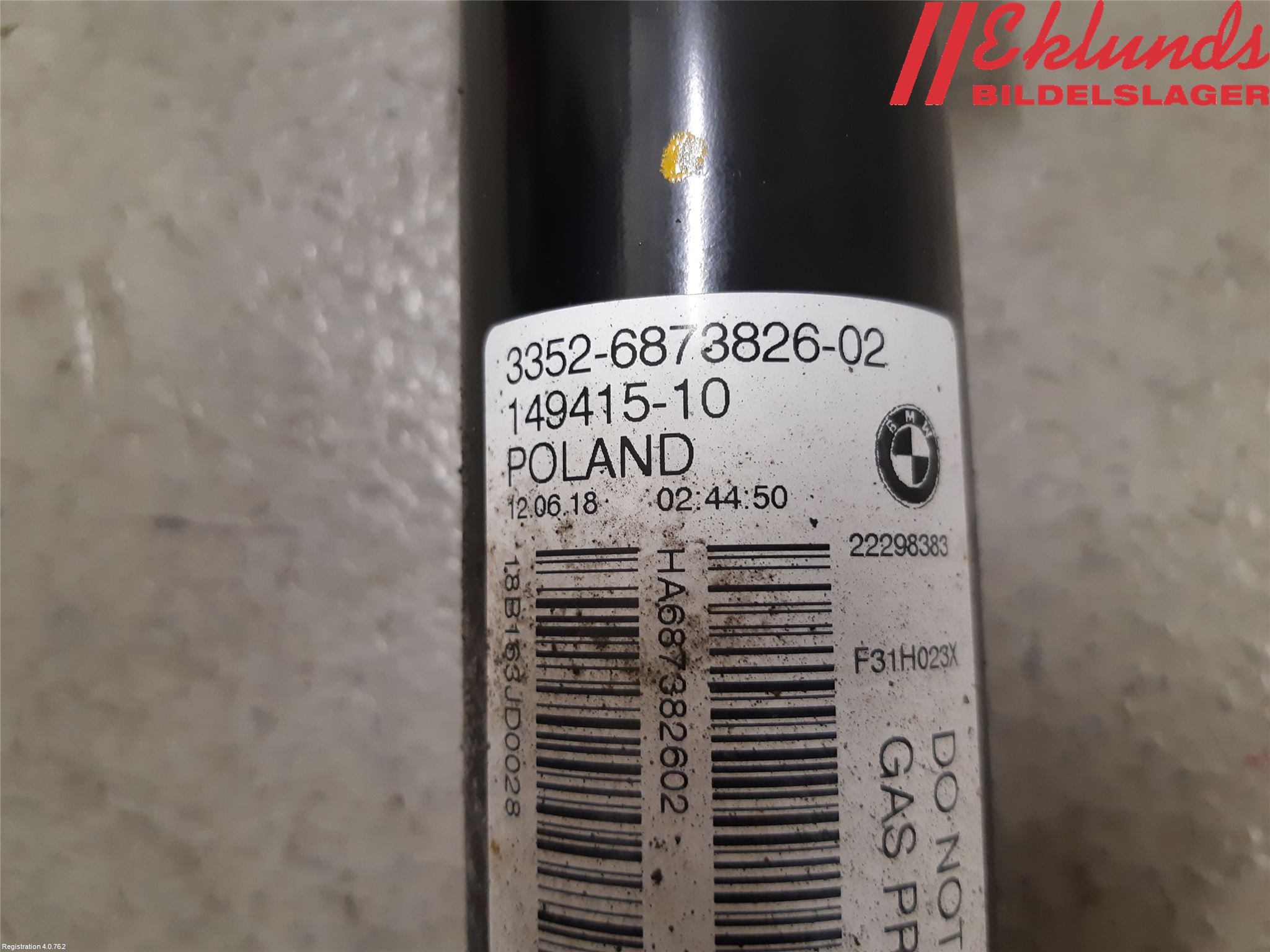BMW 3 F30/F31/F80 12-19 Stötdämpare Bak