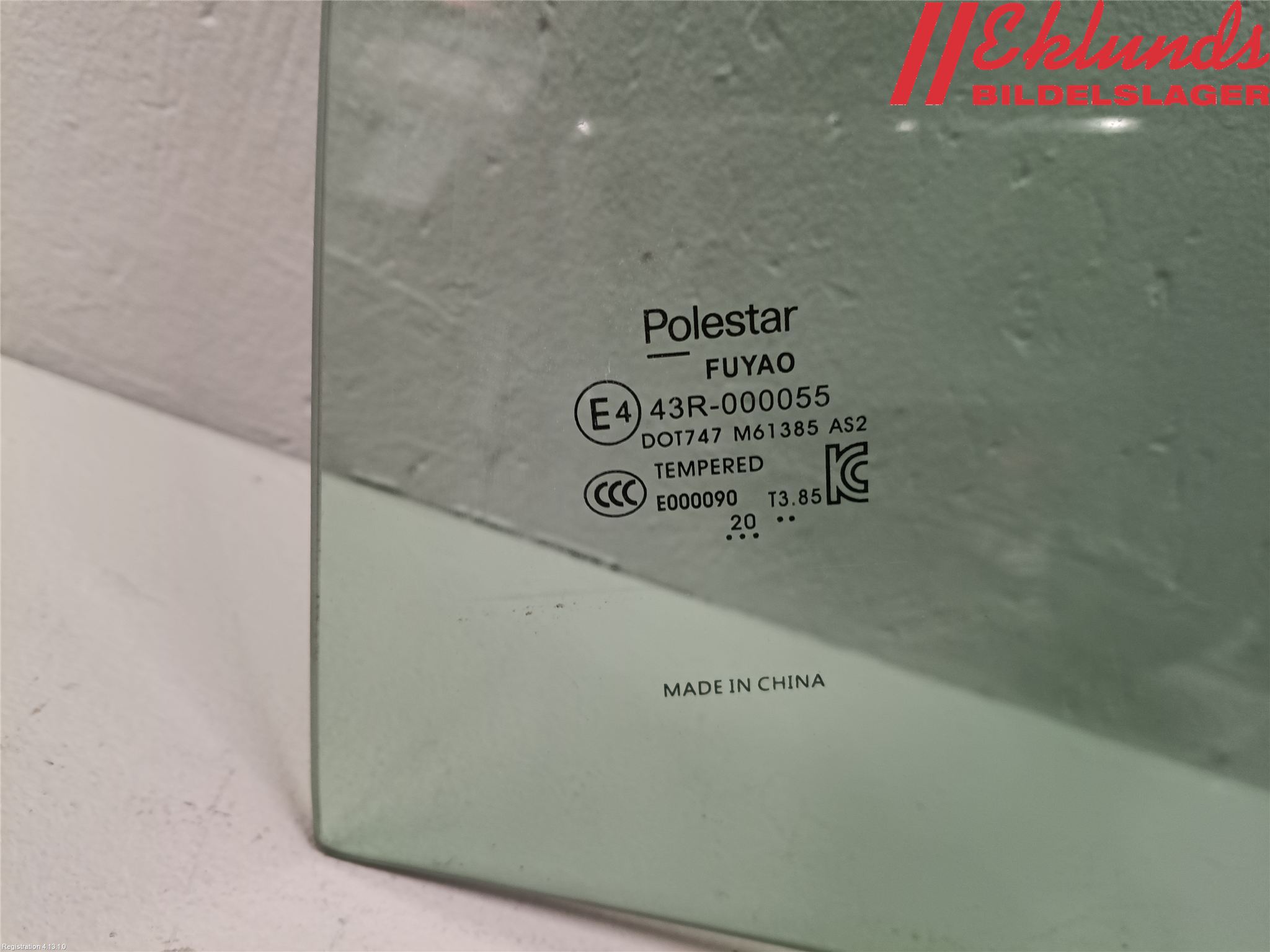 Polestar 2 20- Dörruta Bak Vänster