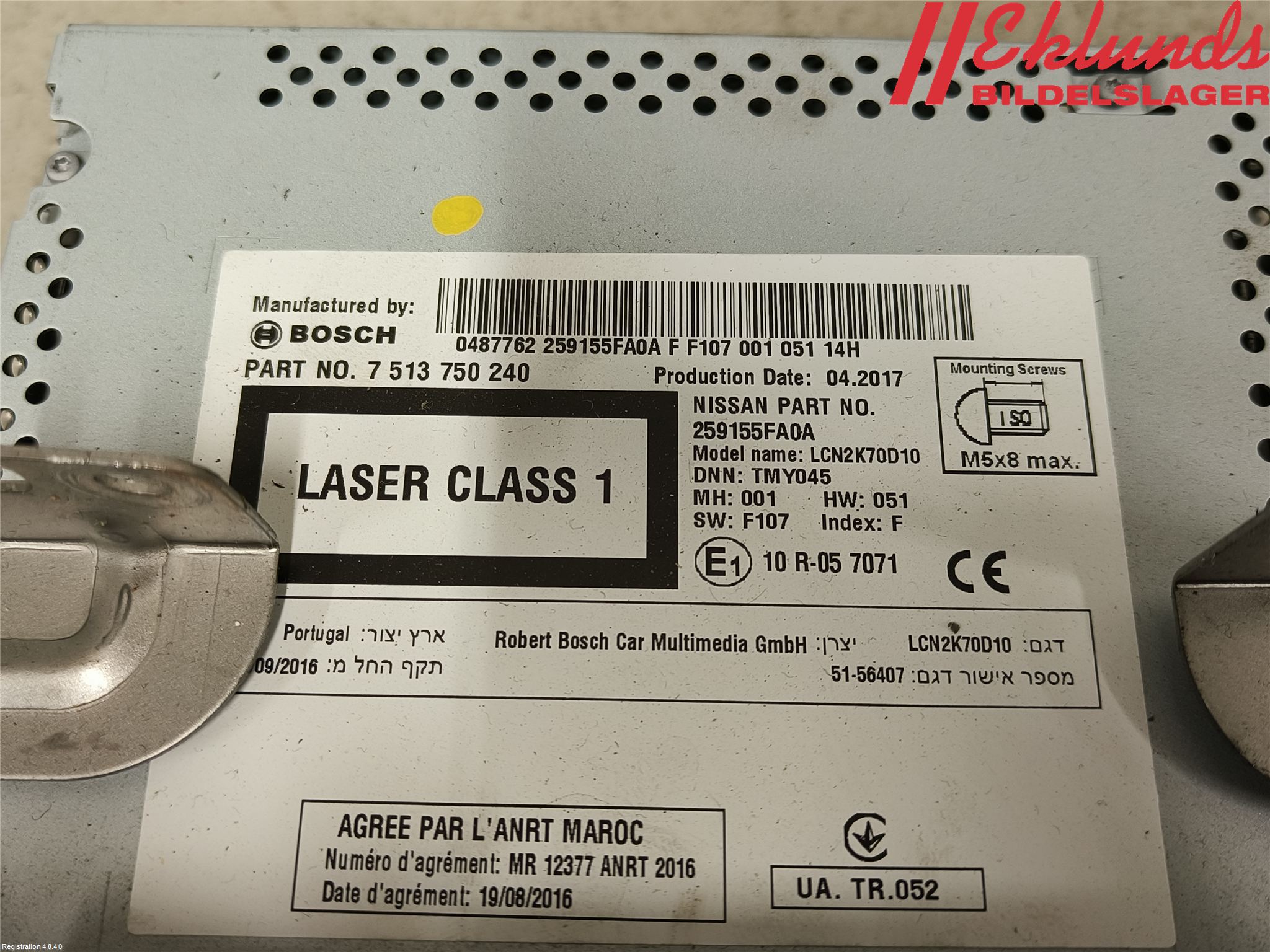 Nissan MICRA 17- Cd Radio - Multimediapanel