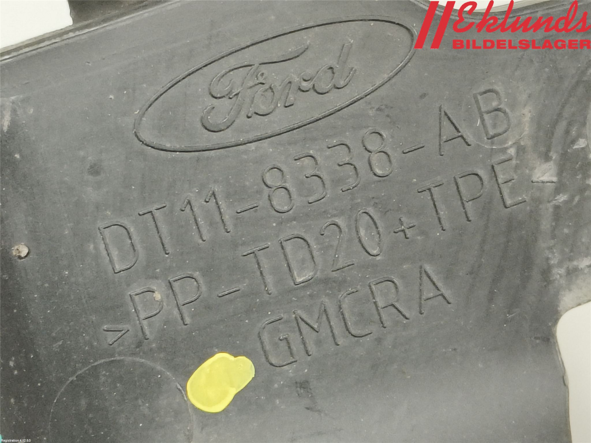 Ford TRANSIT/TOURNEO CONNECT 13-22 Deflektor Plåt-Plast Kylning