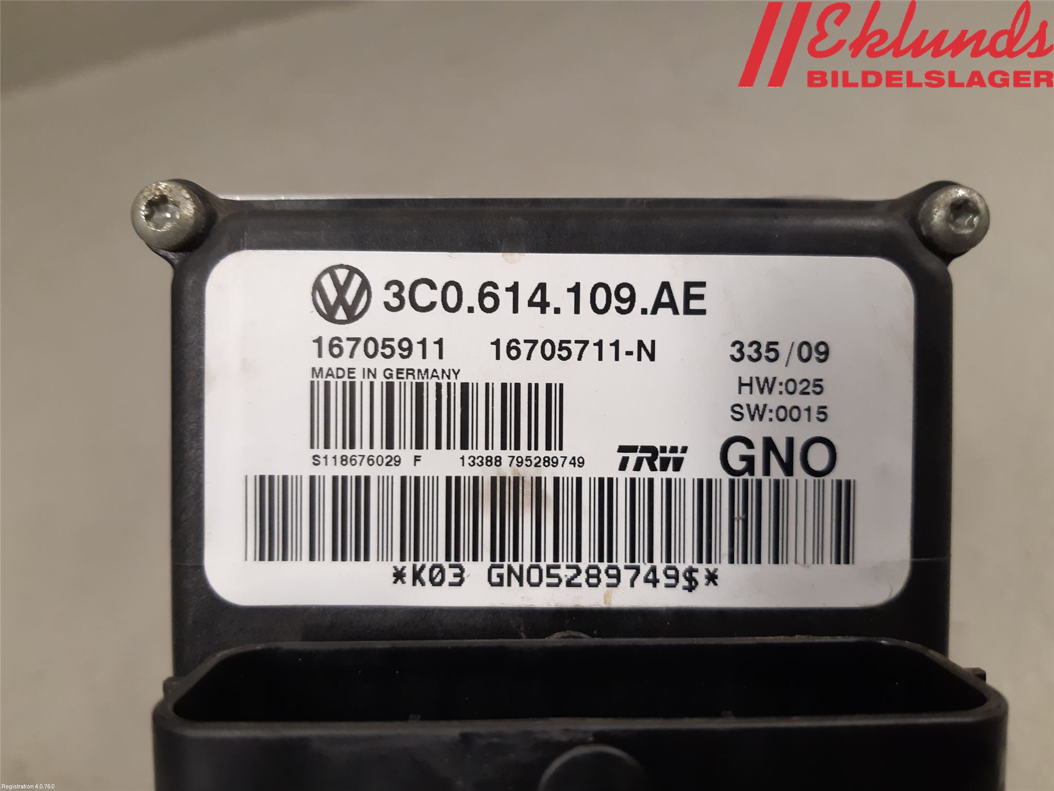 Volkswagen VW PASSAT 05-11 Abs Hydraulaggregat