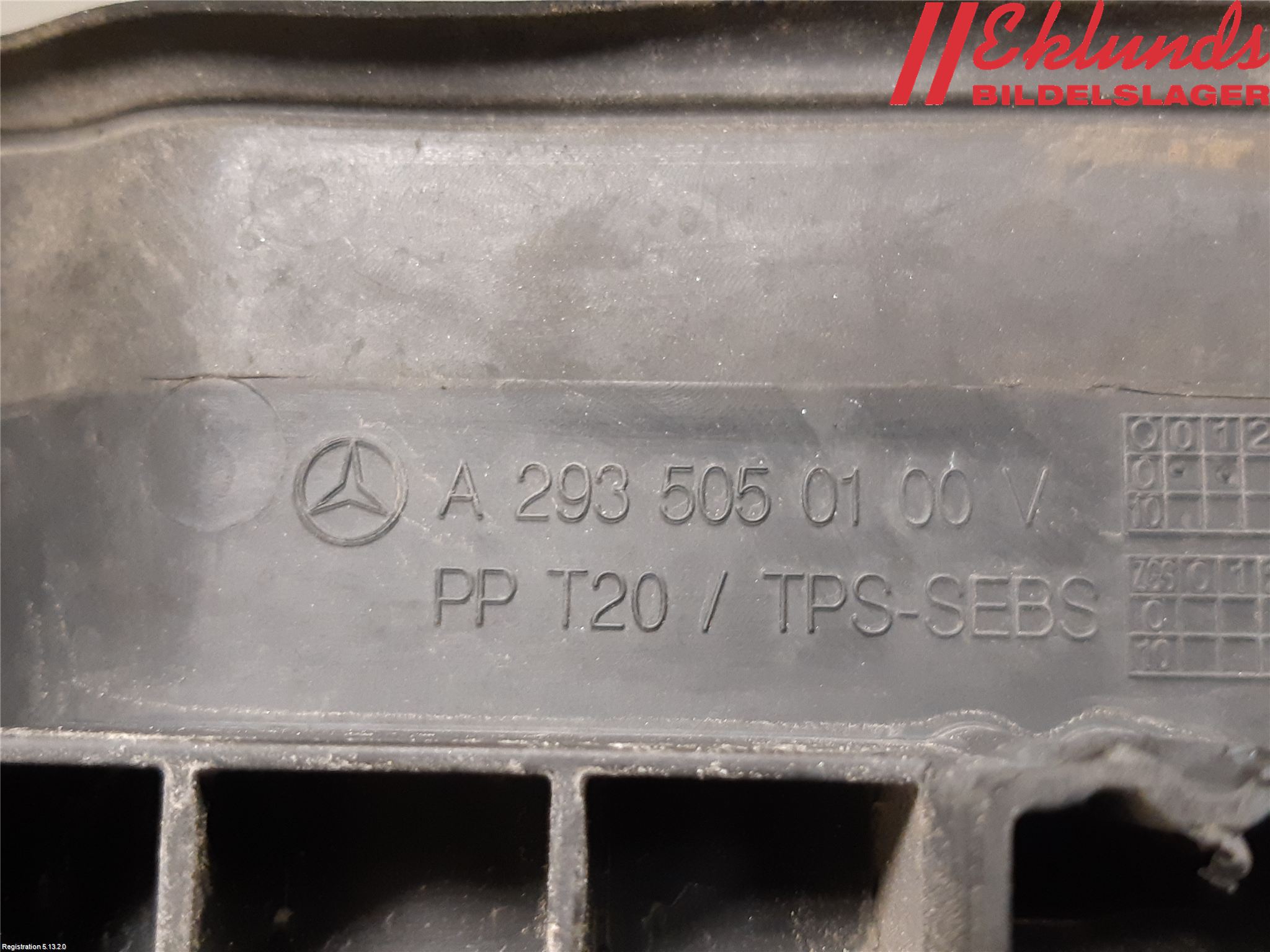 Mercedes-Benz MB EQC (N293) 20- Deflektor Plåt-Plast Kylning