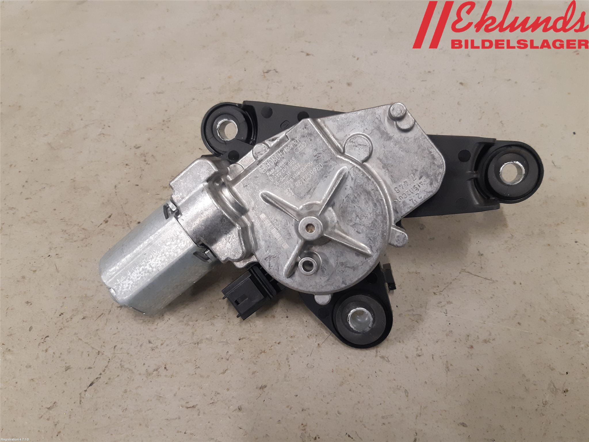 Peugeot 3008 17-24 Torkarmotor Baklucka