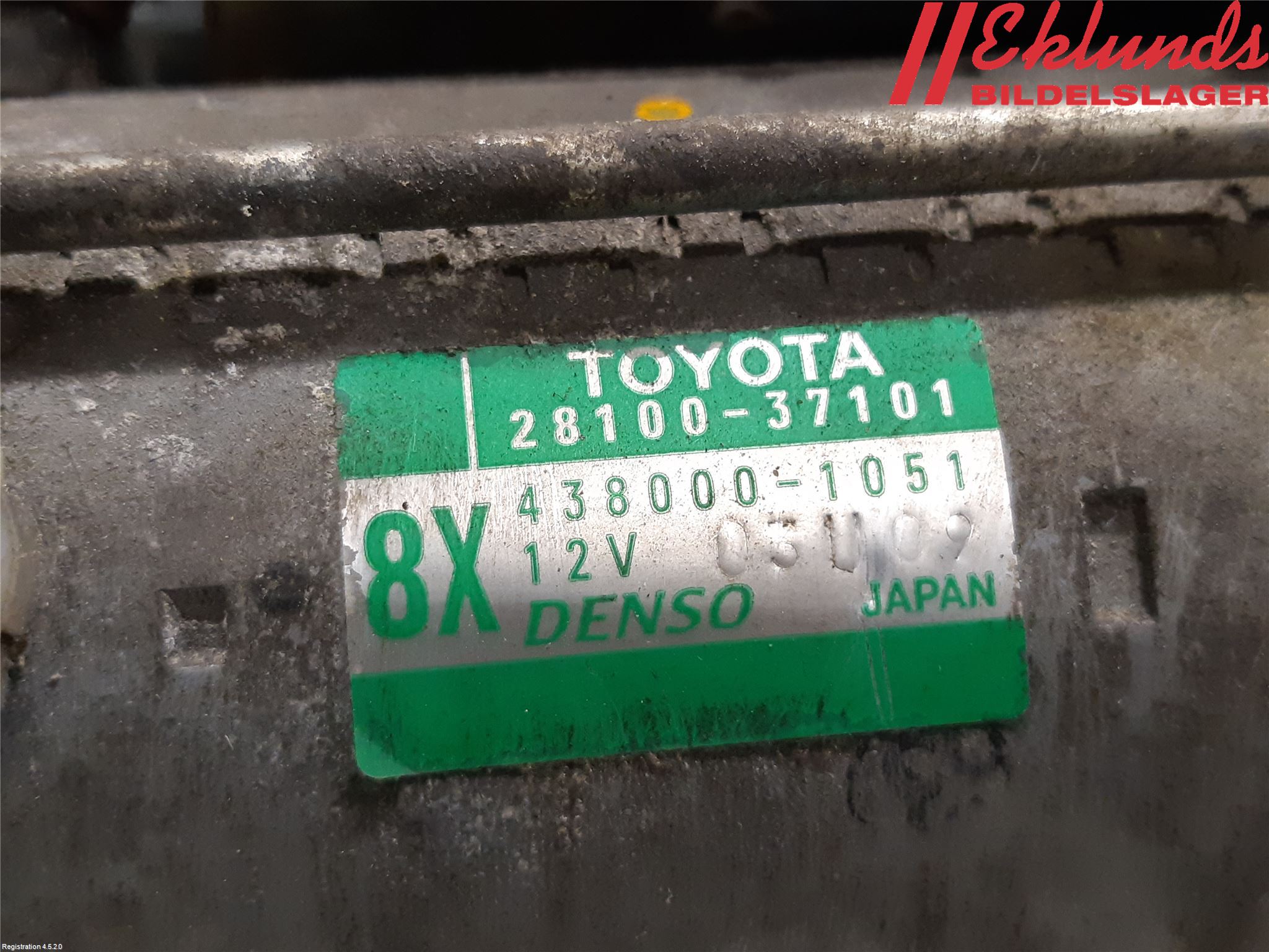 Toyota RAV4 13-18 Startmotor