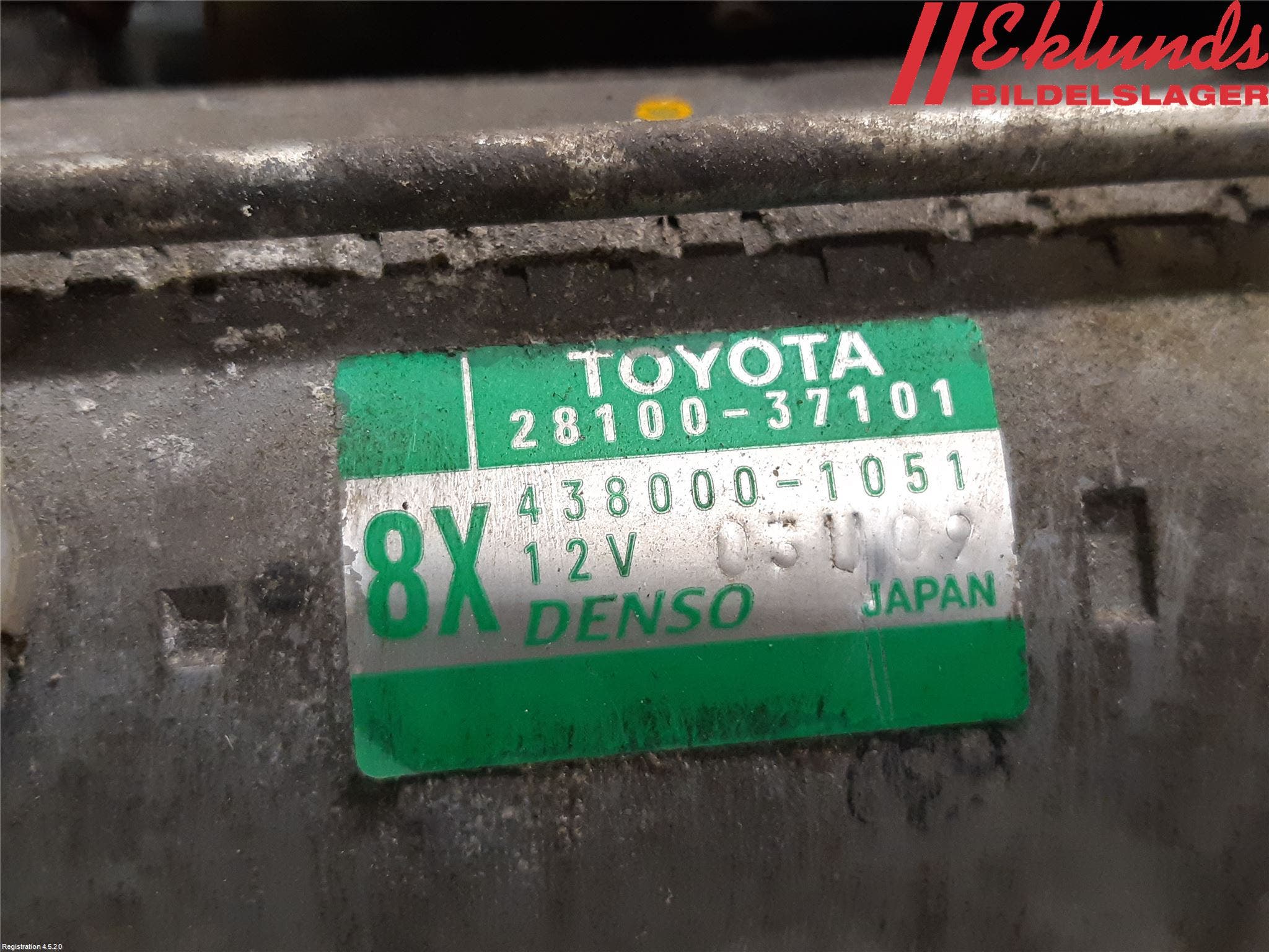 Toyota RAV4 13-18 Startmotor